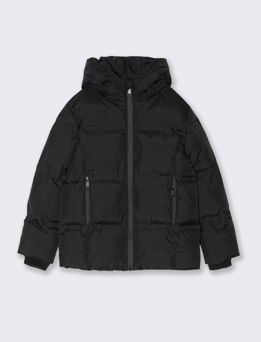PIUMINO CON ZIP - Nero