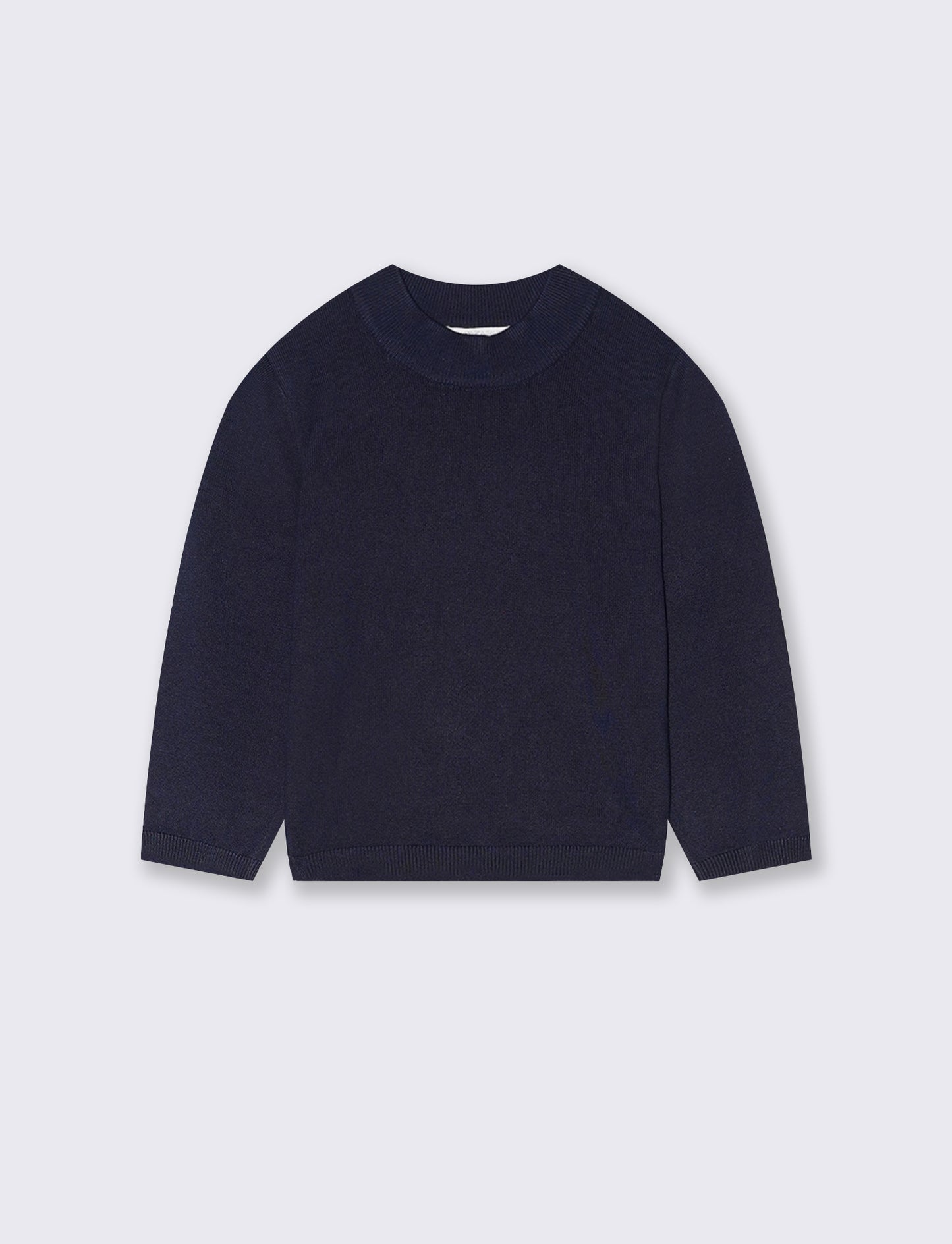 Maglia collo alto - Blu