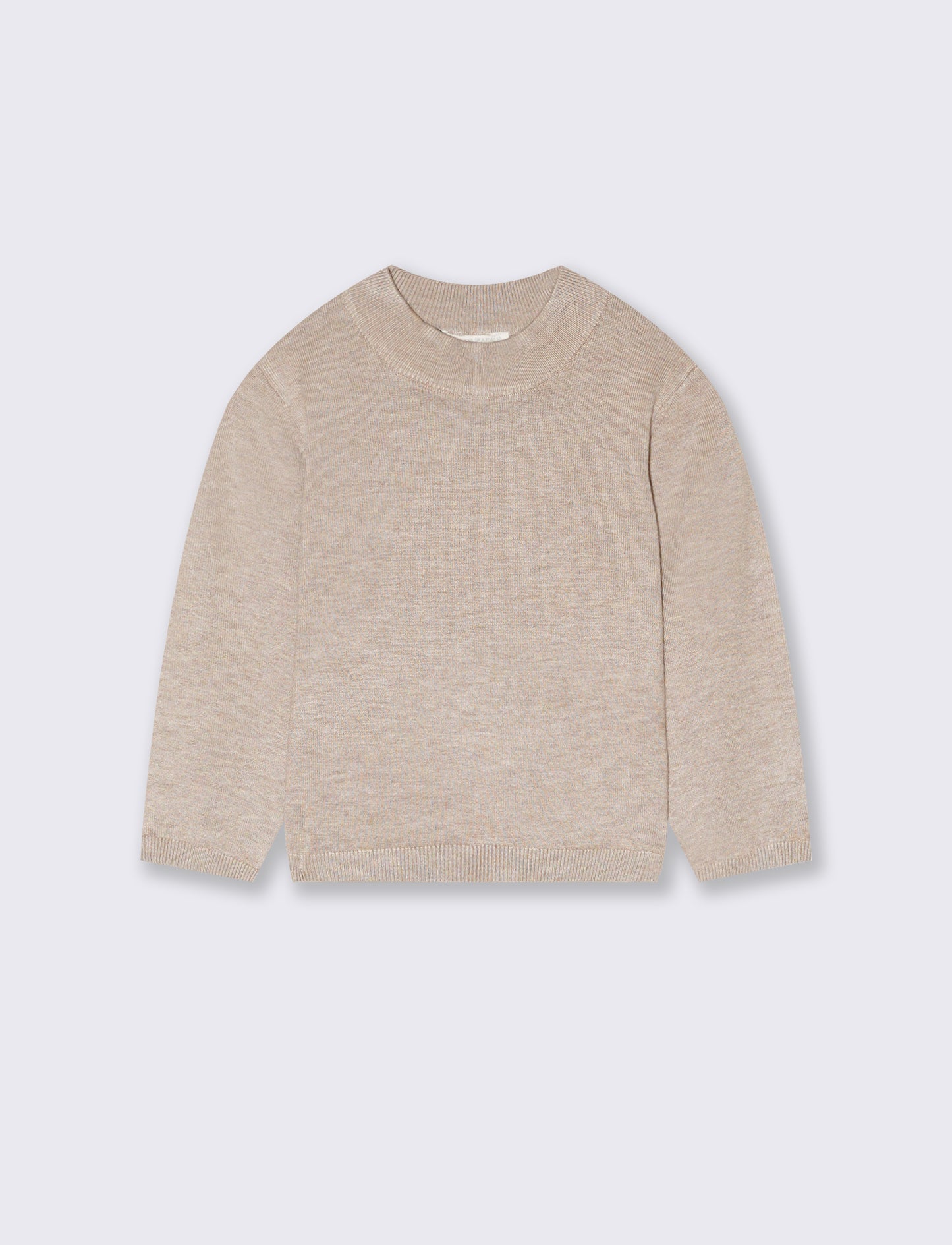 Maglia collo alto - Beige