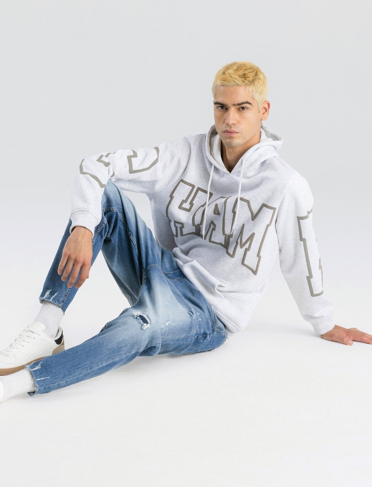 JEANS SLIM TAPERED CROPPED FIT - Denim