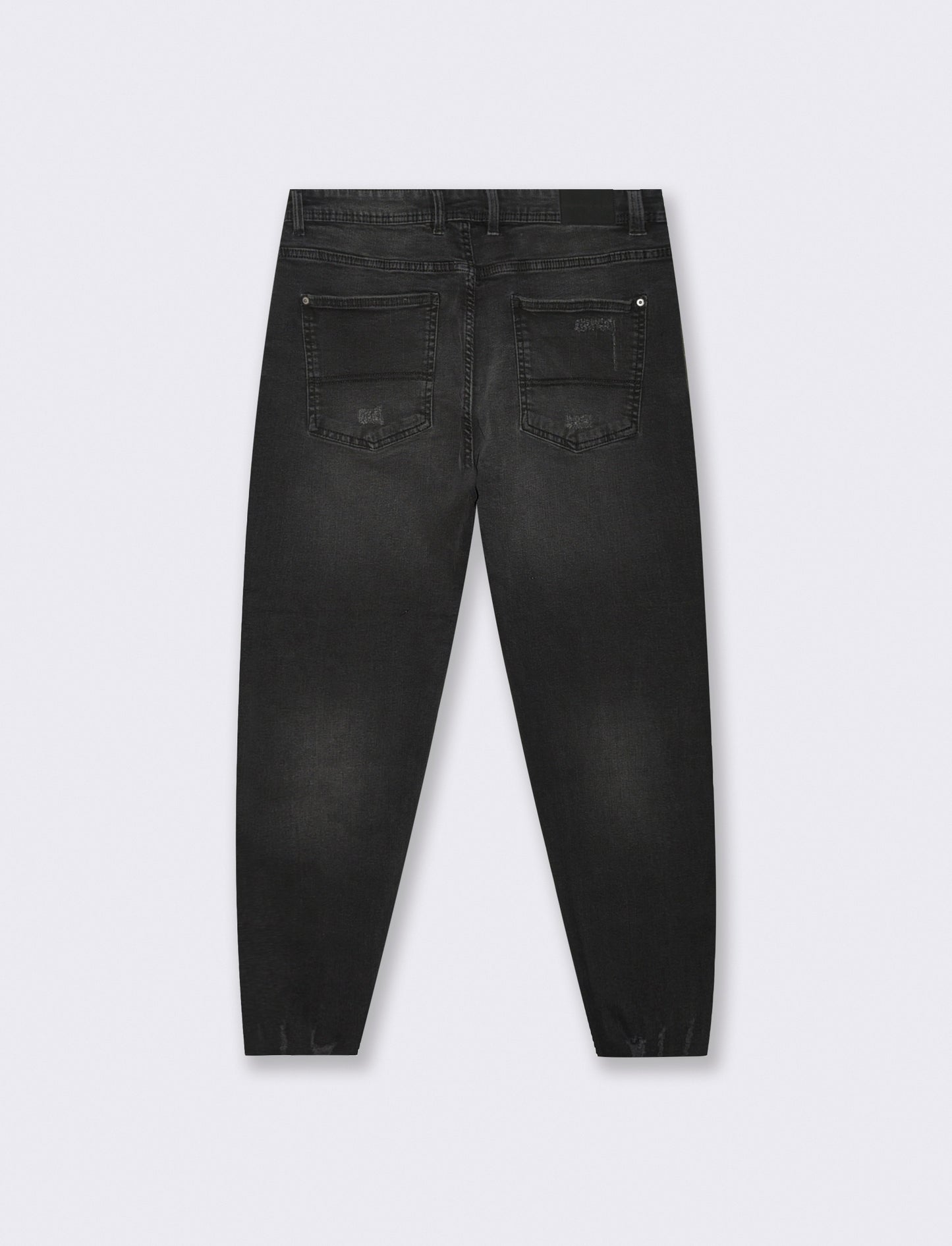 JEANS SLIM TAPERED CROPPED FIT - Nero