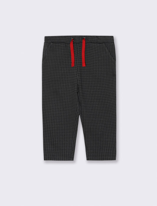 Pantaloni in felpa stampati - Nero