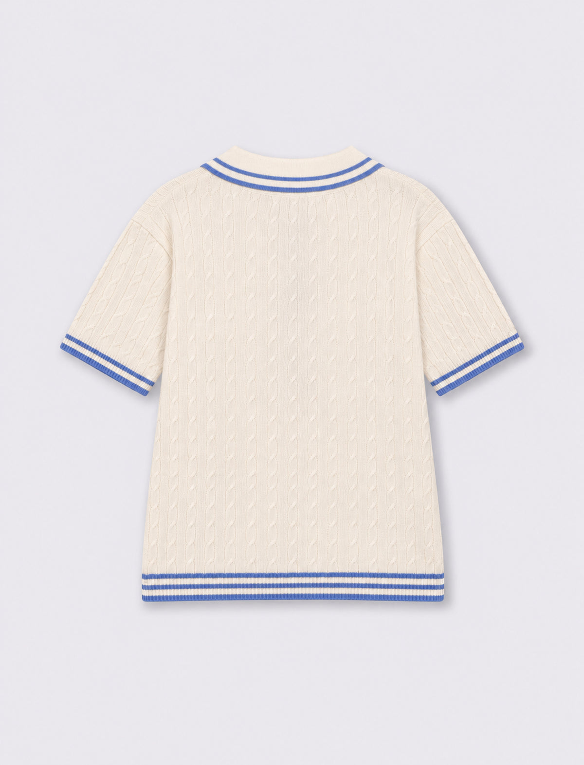 T-shirt modello polo - Bianco