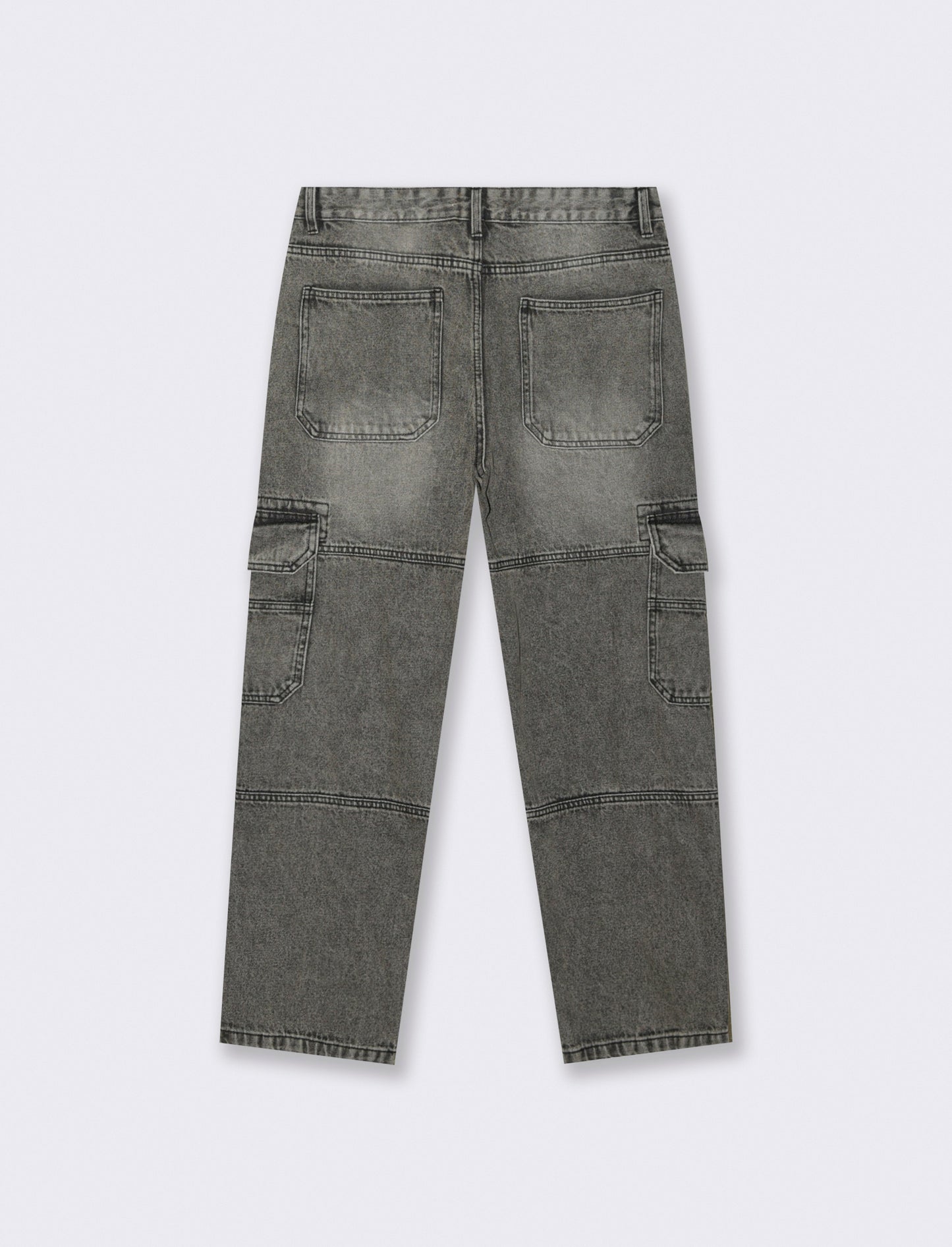 JEANS GRIGIO BAGGY CARGO FIT - Grigio