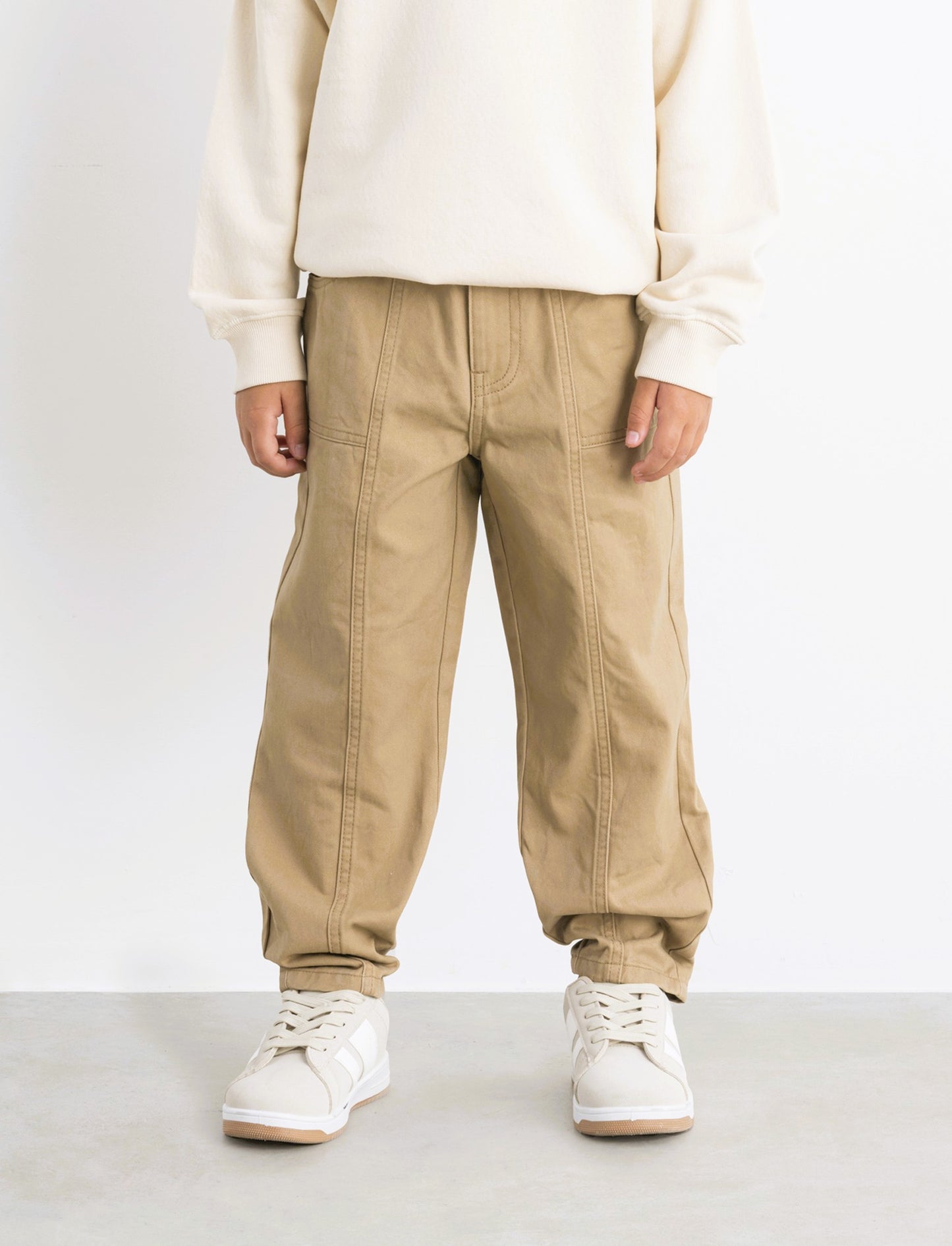 PANTALONI AMPI - Beige