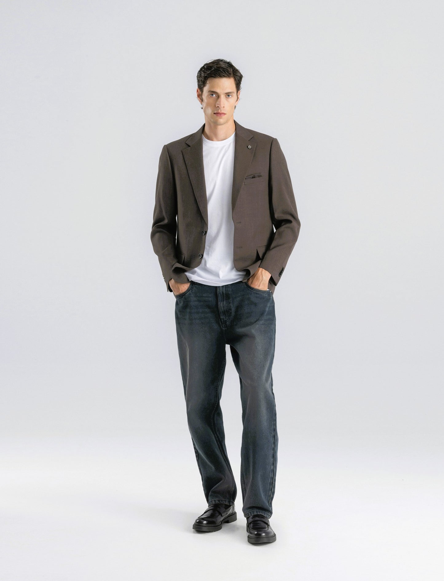JEANS BAGGY FIT BLU BLACK - Denim
