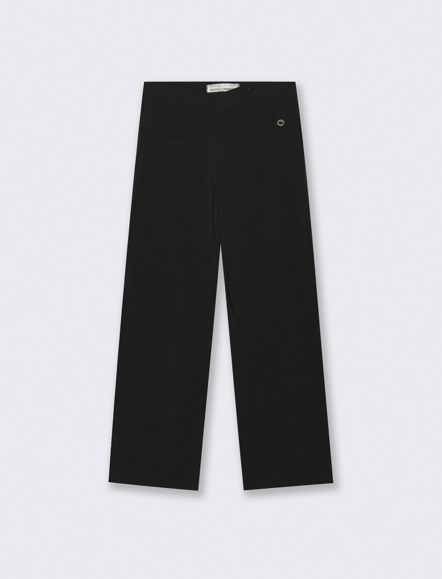Pantaloni eleganti da bambina a gamba larga - Nero