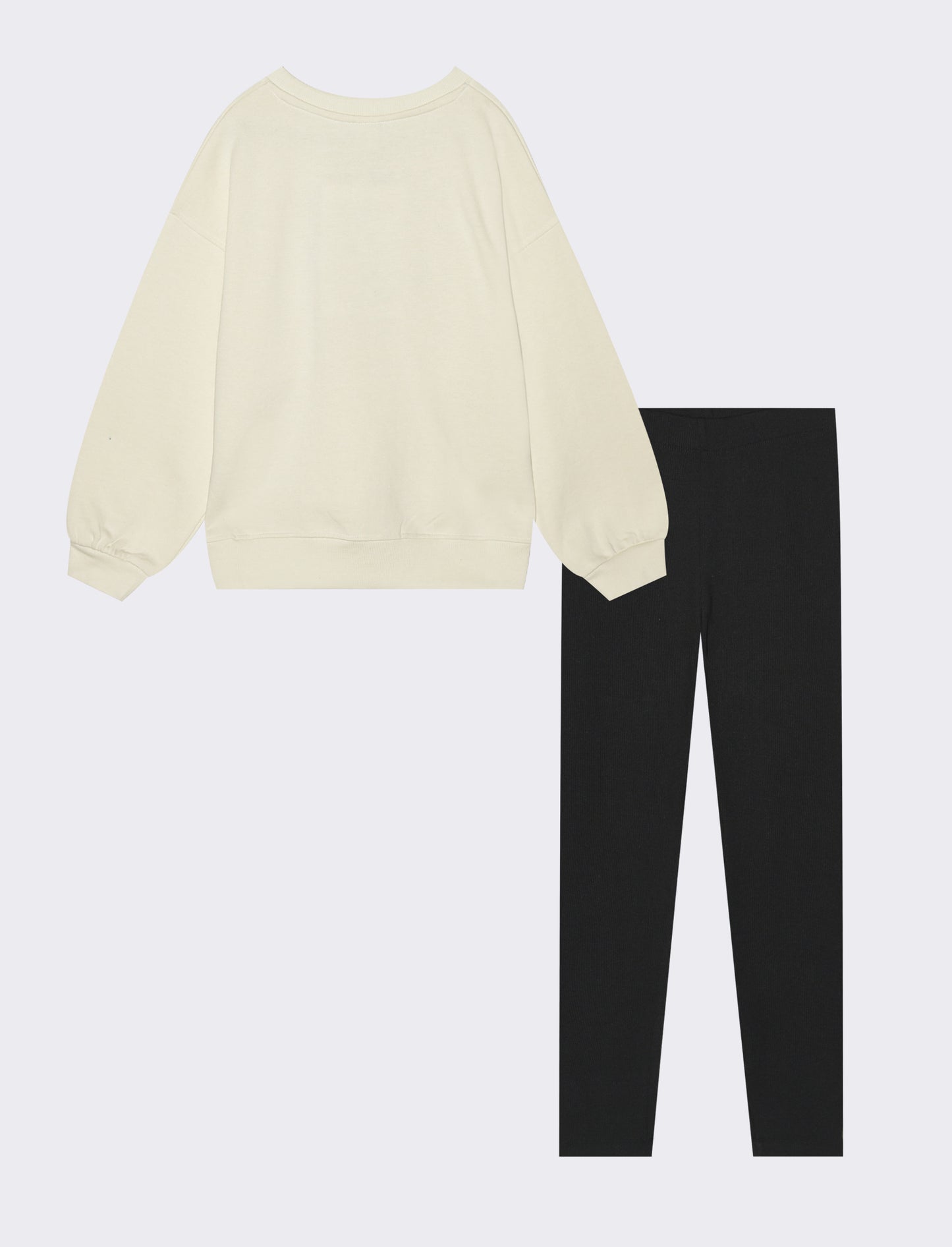 Completo felpa+leggings - Beige