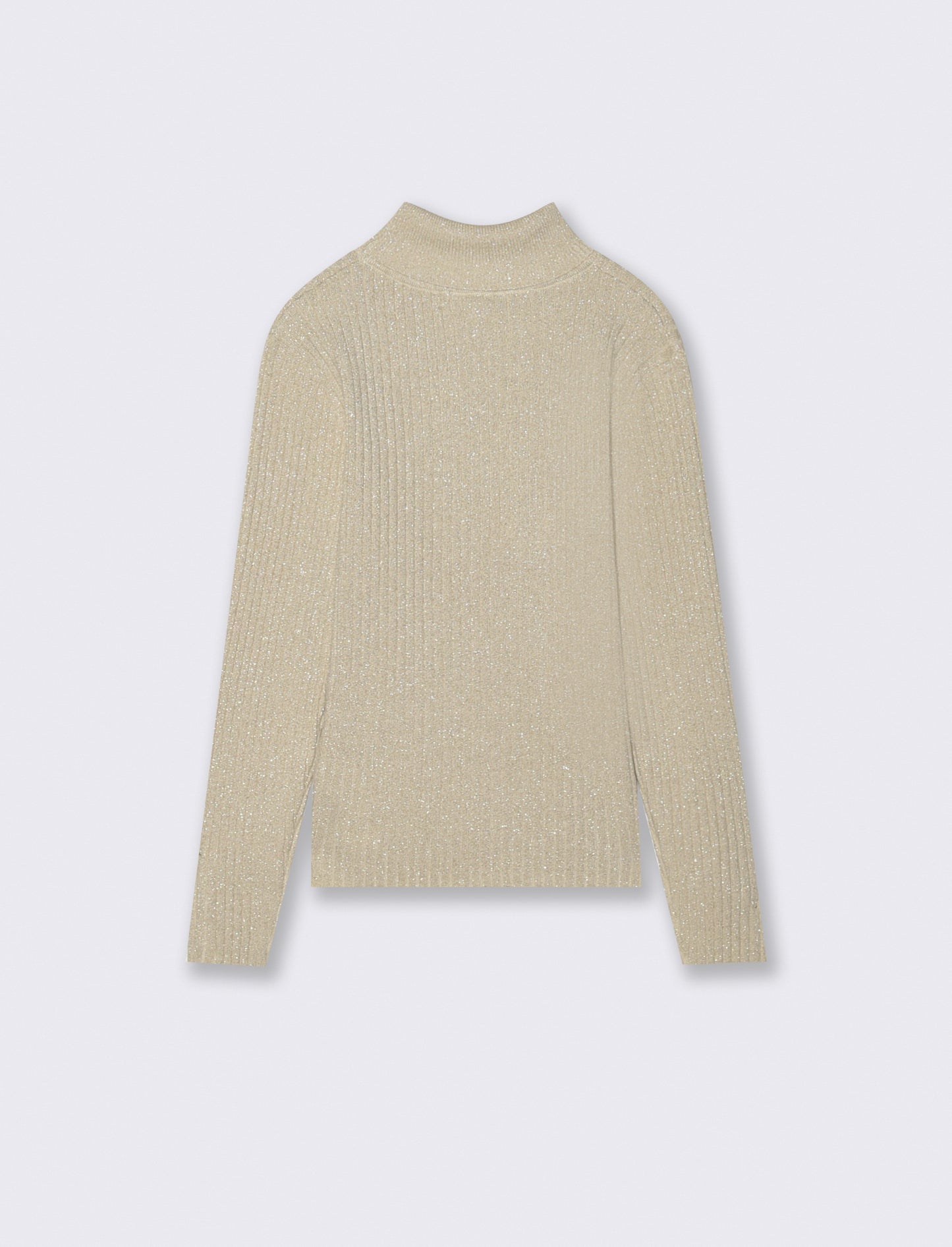 Maglia collo alto - Beige