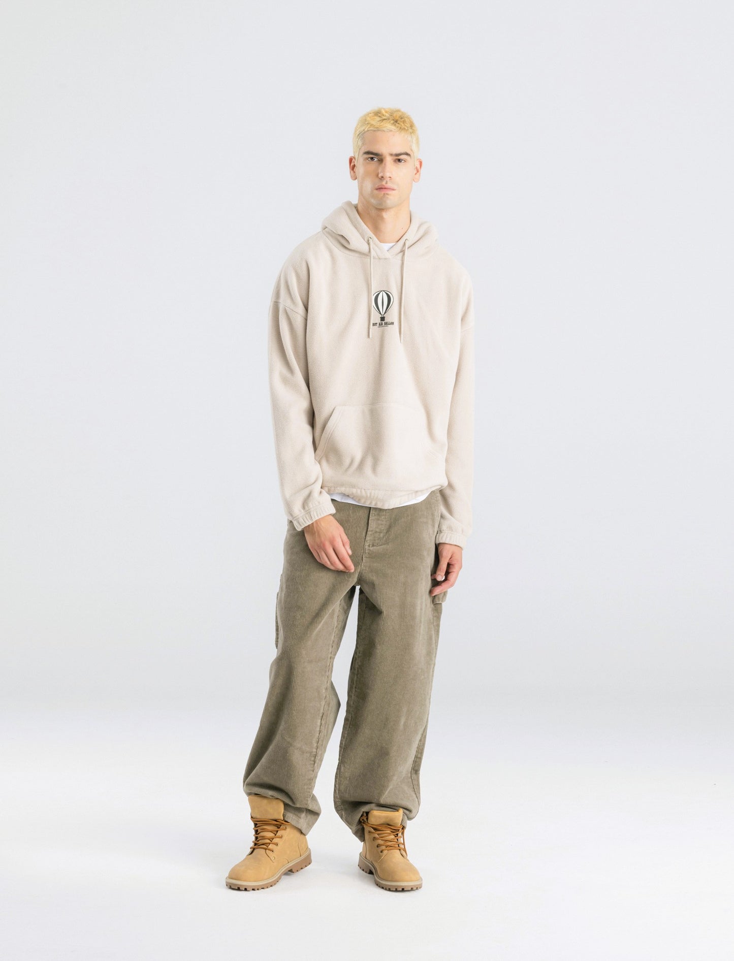 PANTALONI CARPENTER IN VELLUTO - Verde kaki