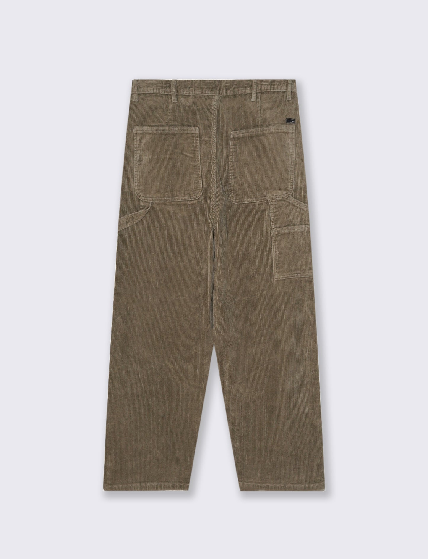 PANTALONI CARPENTER IN VELLUTO - Verde kaki