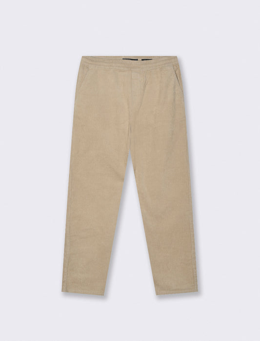 PANTALONI BAGGY JOGGER IN VELLUTO - Beige