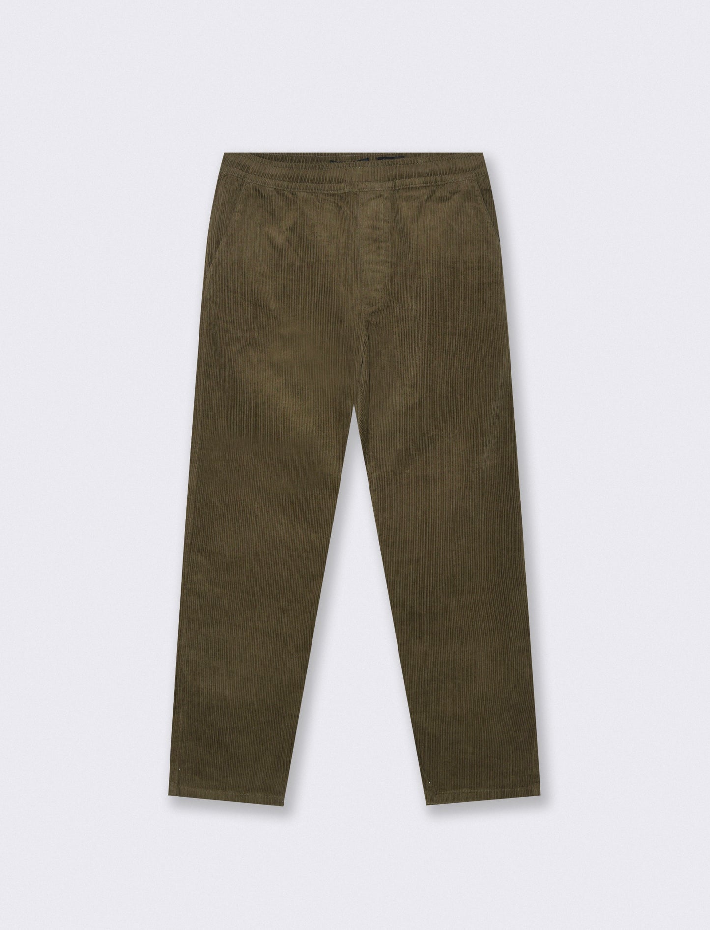 PANTALONI BAGGY JOGGER IN VELLUTO - Verde kaki