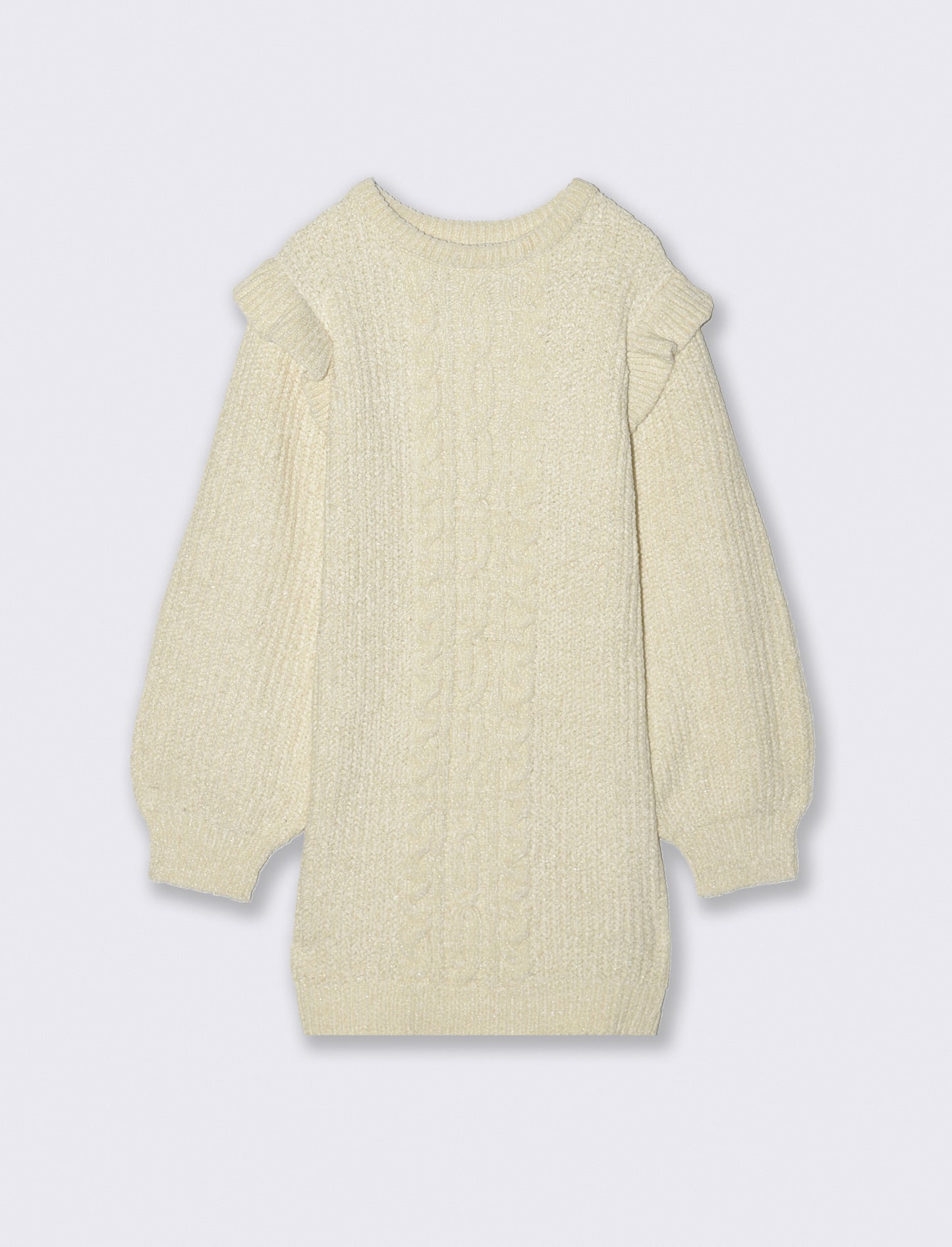 Abito trecce in ciniglia - Beige