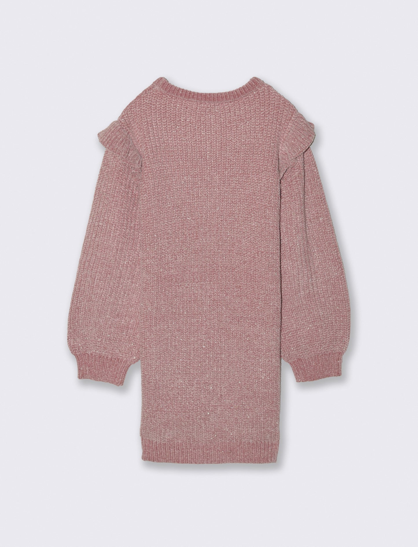 Abito trecce in ciniglia - Rosa cipolla