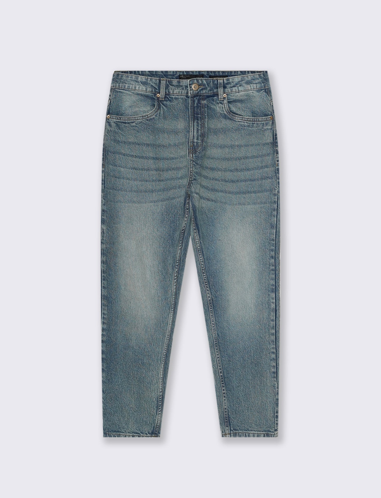 JEANS NEW CARROT FIT CON TASCHINO - Denim