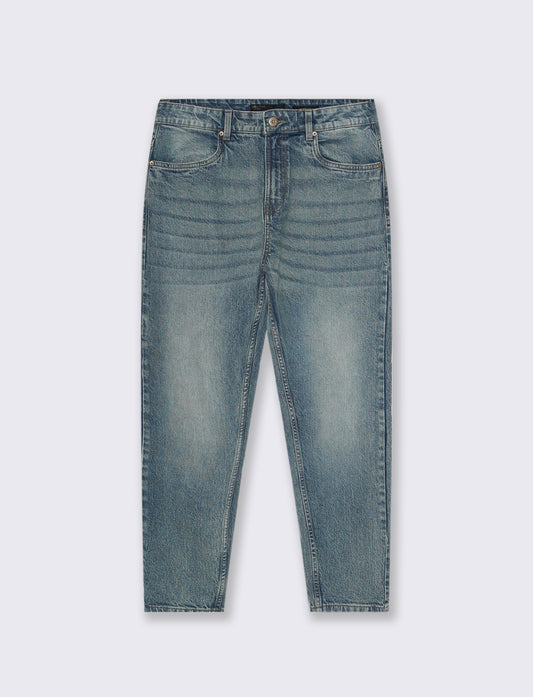 JEANS NEW CARROT FIT CON TASCHINO - Denim