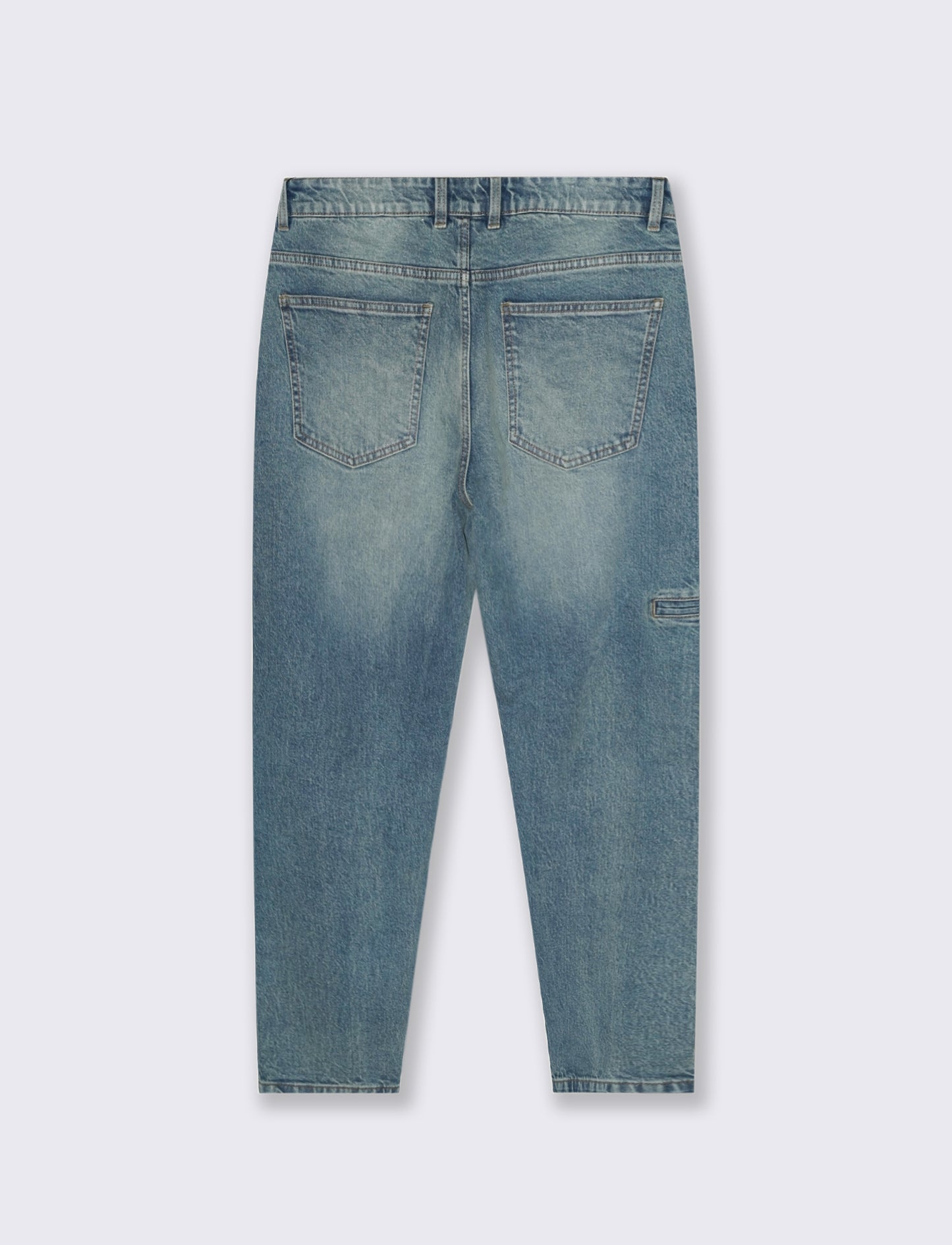JEANS NEW CARROT FIT CON TASCHINO - Denim