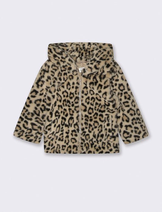 Pelliccetta maculata con cappuccio - Leopardato
