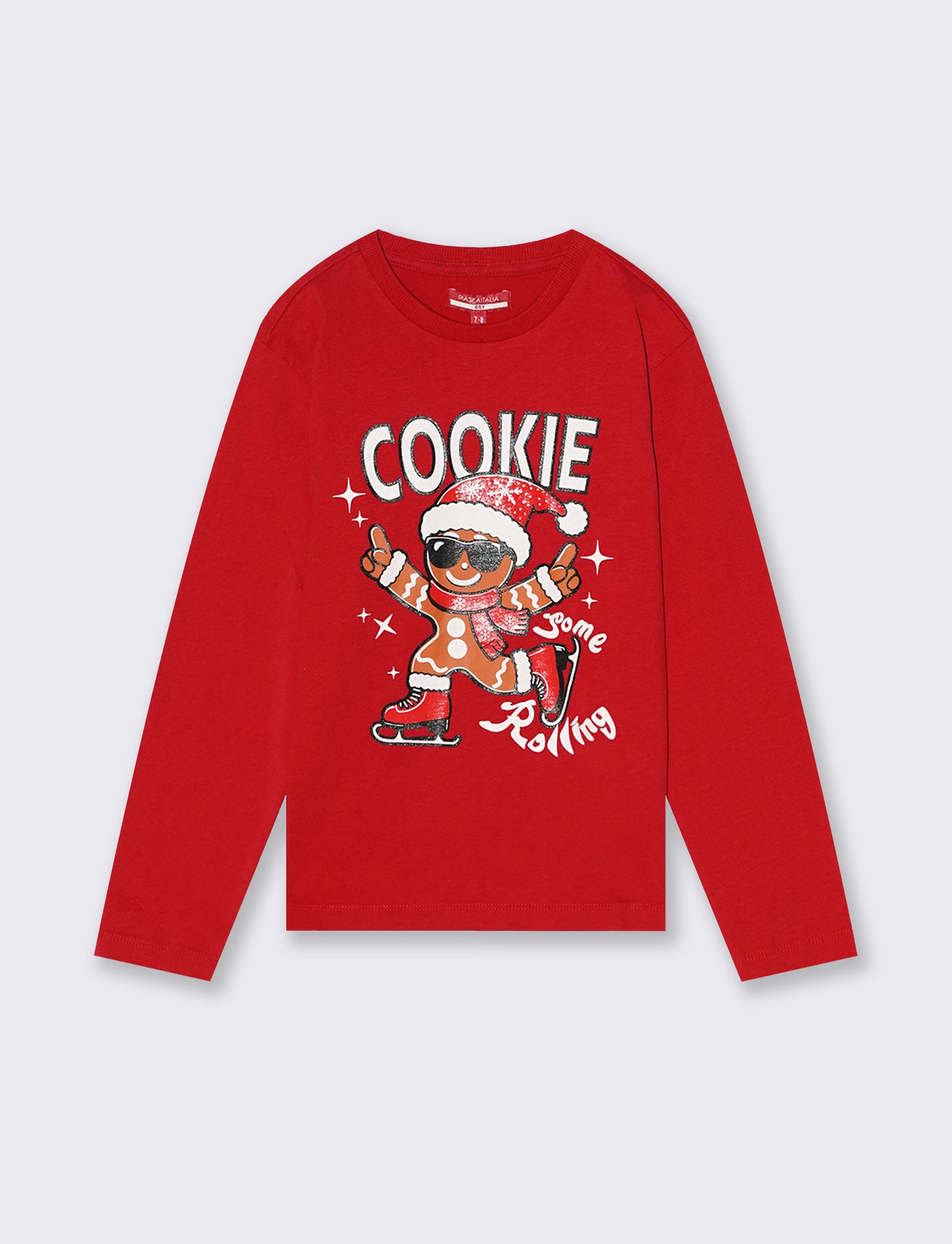 T-SHIRT CON STAMPA - Rosso