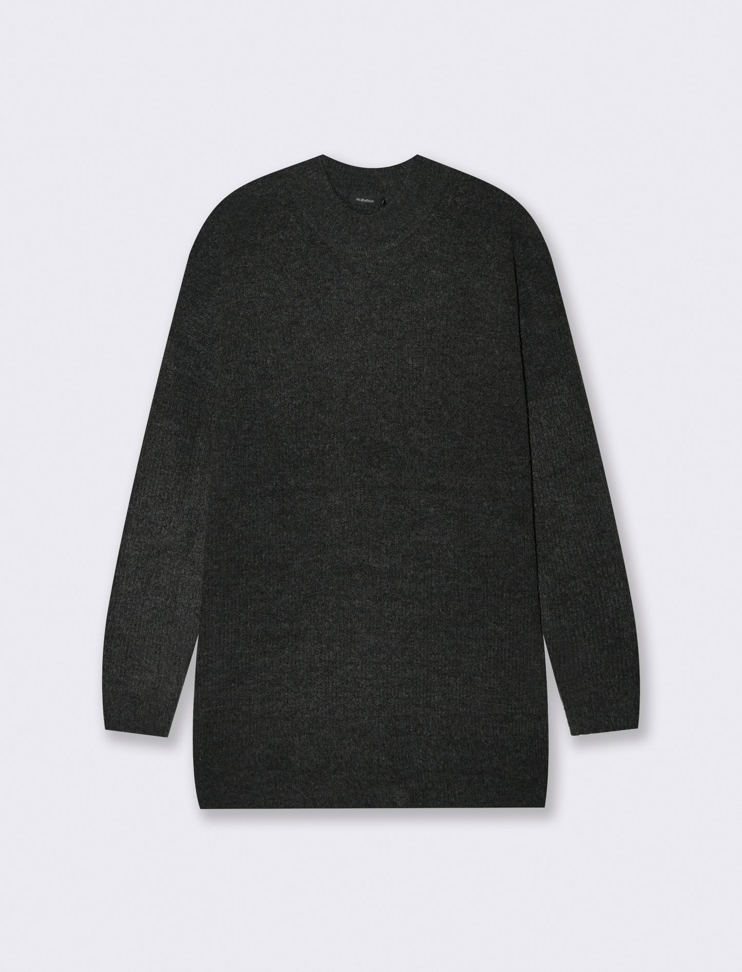 PULLOVER CON SPACCHI LATERALI - Antracite melange