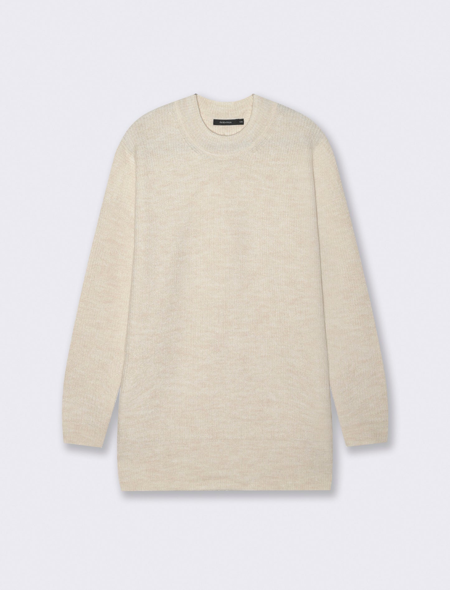 PULLOVER CON SPACCHI LATERALI - Avorio