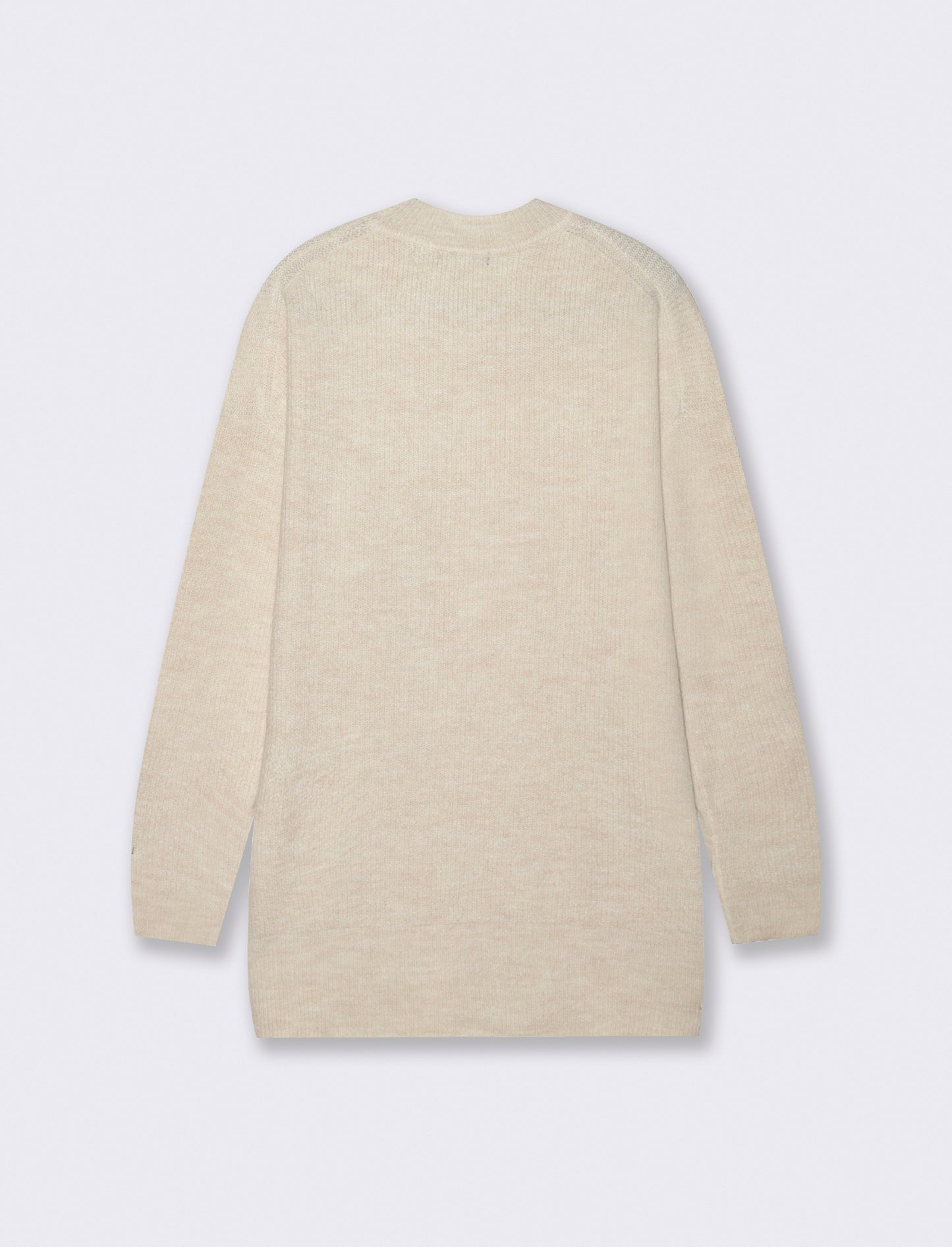 PULLOVER CON SPACCHI LATERALI - Avorio