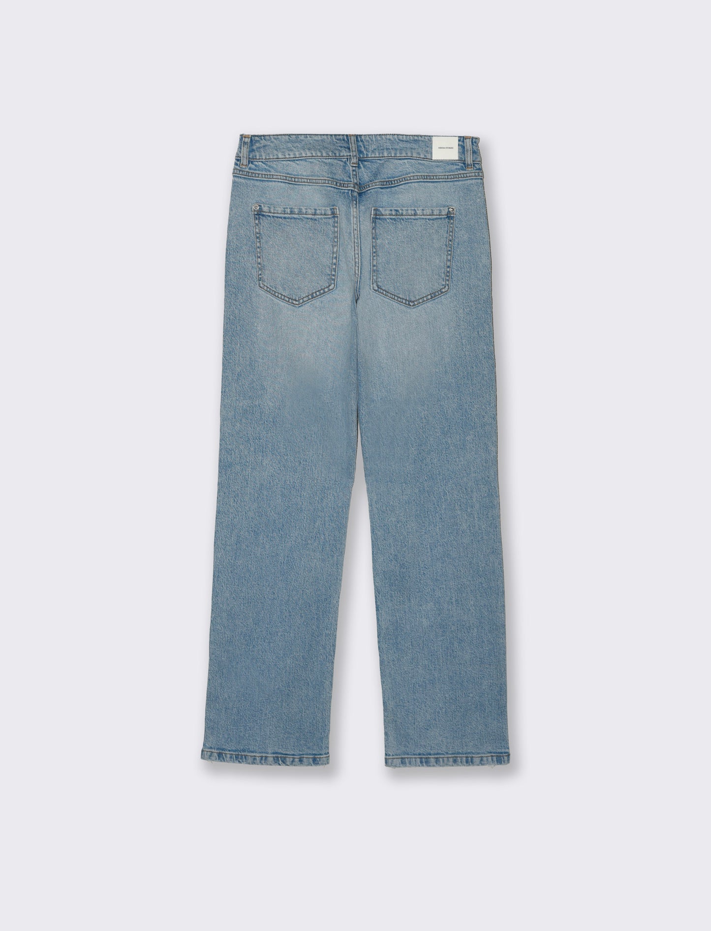 Jeans Gamba Dritta Vita Bassa - Denim chiaro