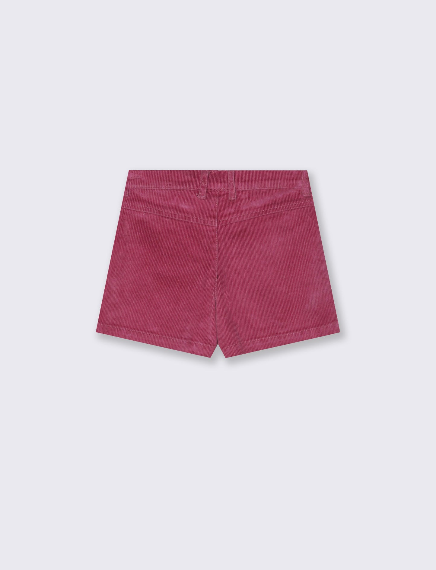 Short in velluto elastico da bambina - Viola malva