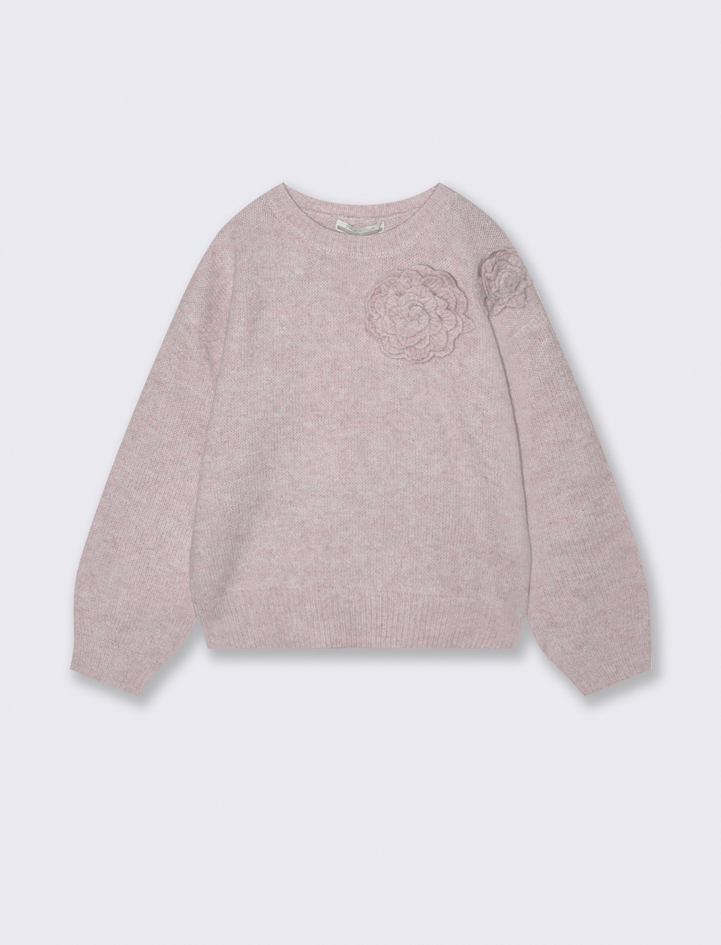 Maglia con rosa - Rosa
