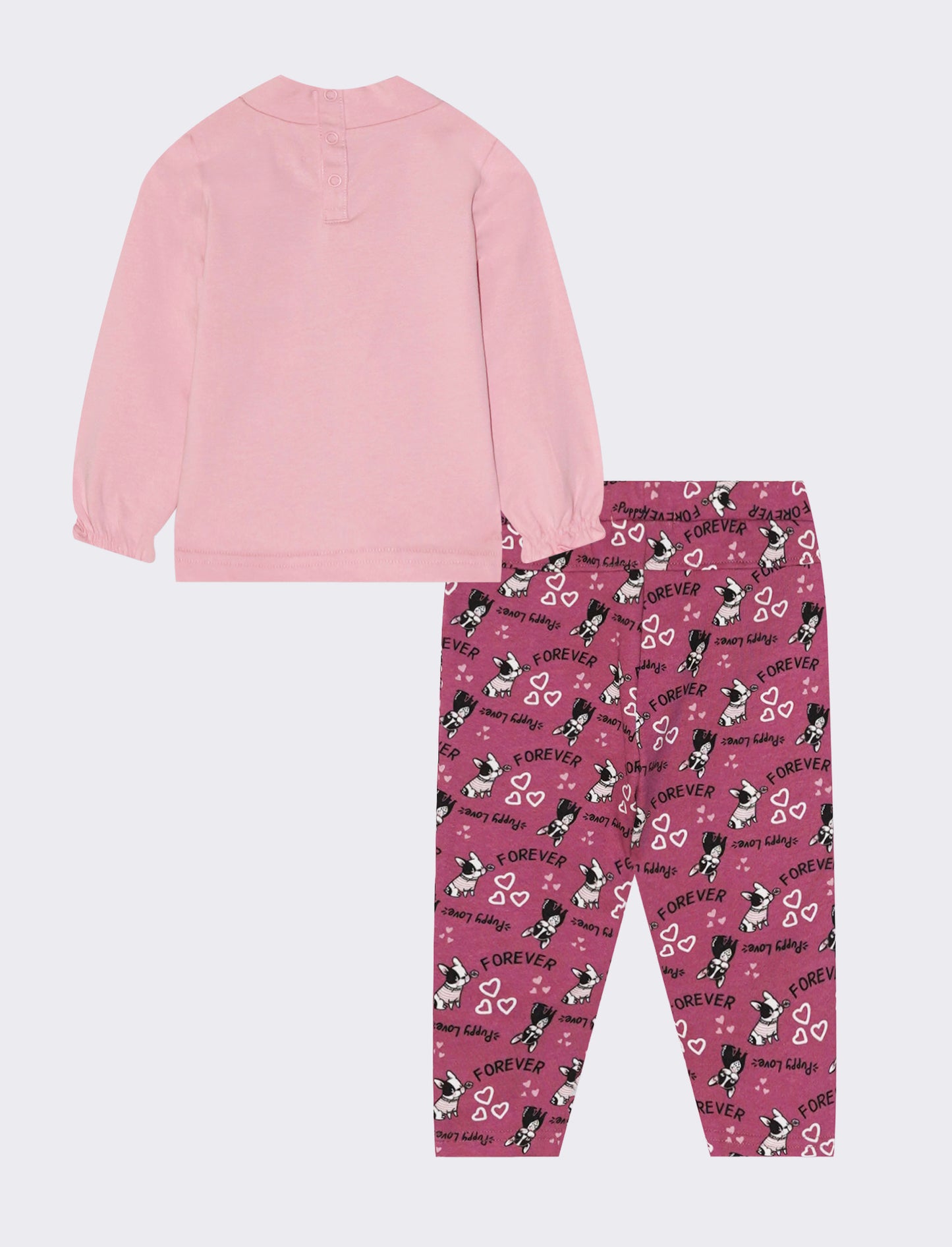 Tuta maglietta e jogger - Rosa
