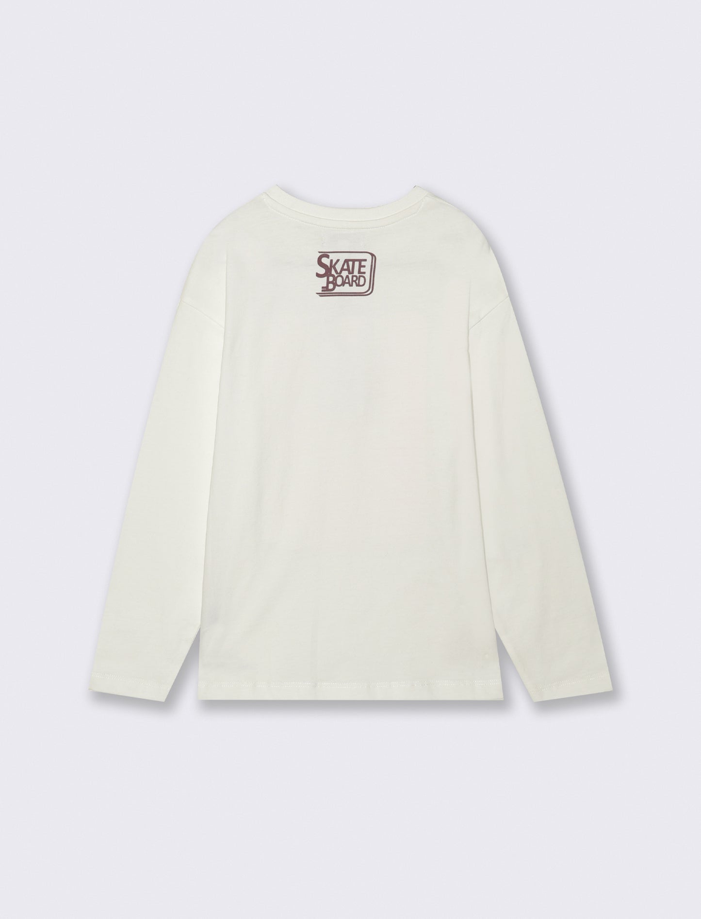 T-SHIRT MANICA LUNGA - Bianco latte