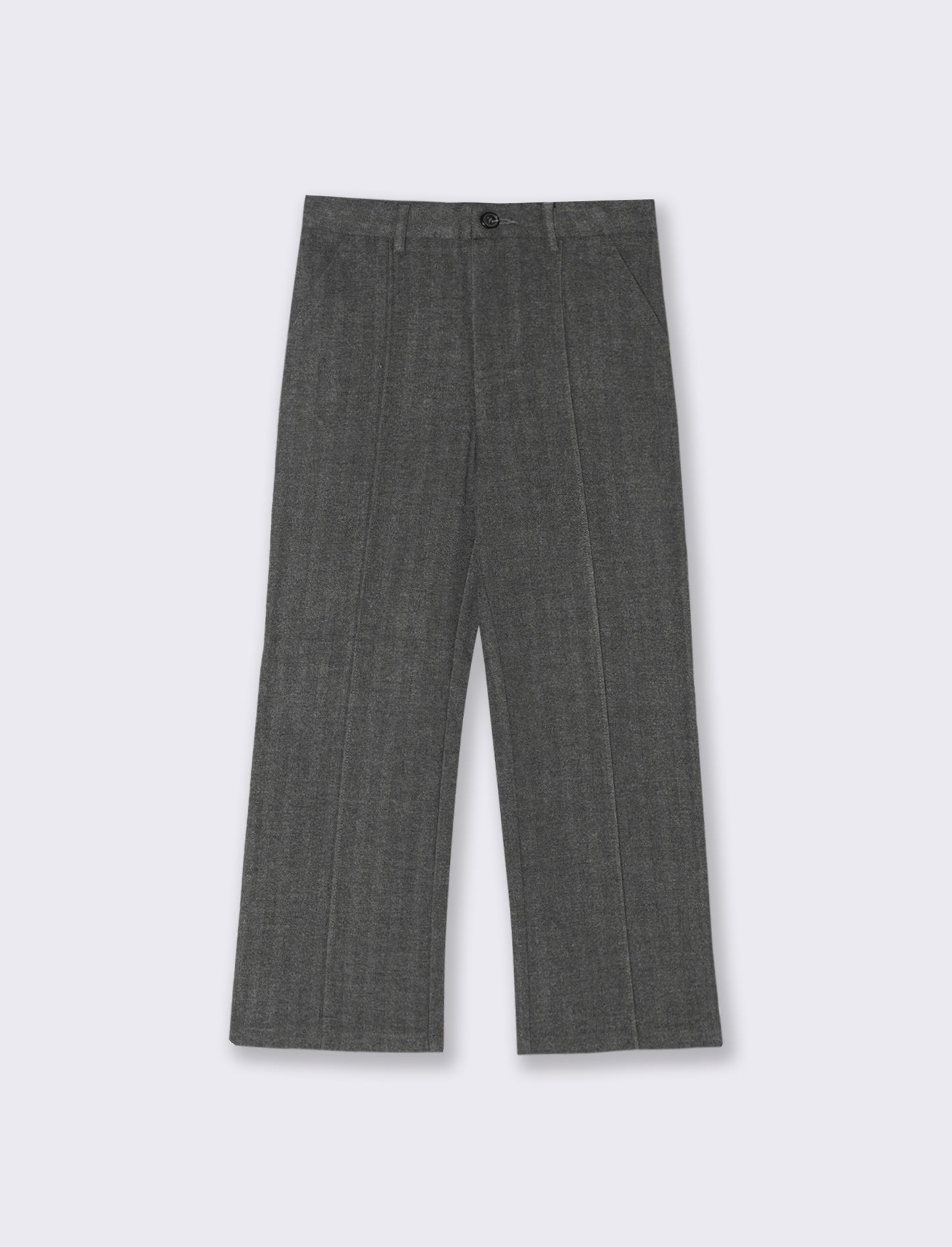 Pantalone spigato da bambina - Grigio