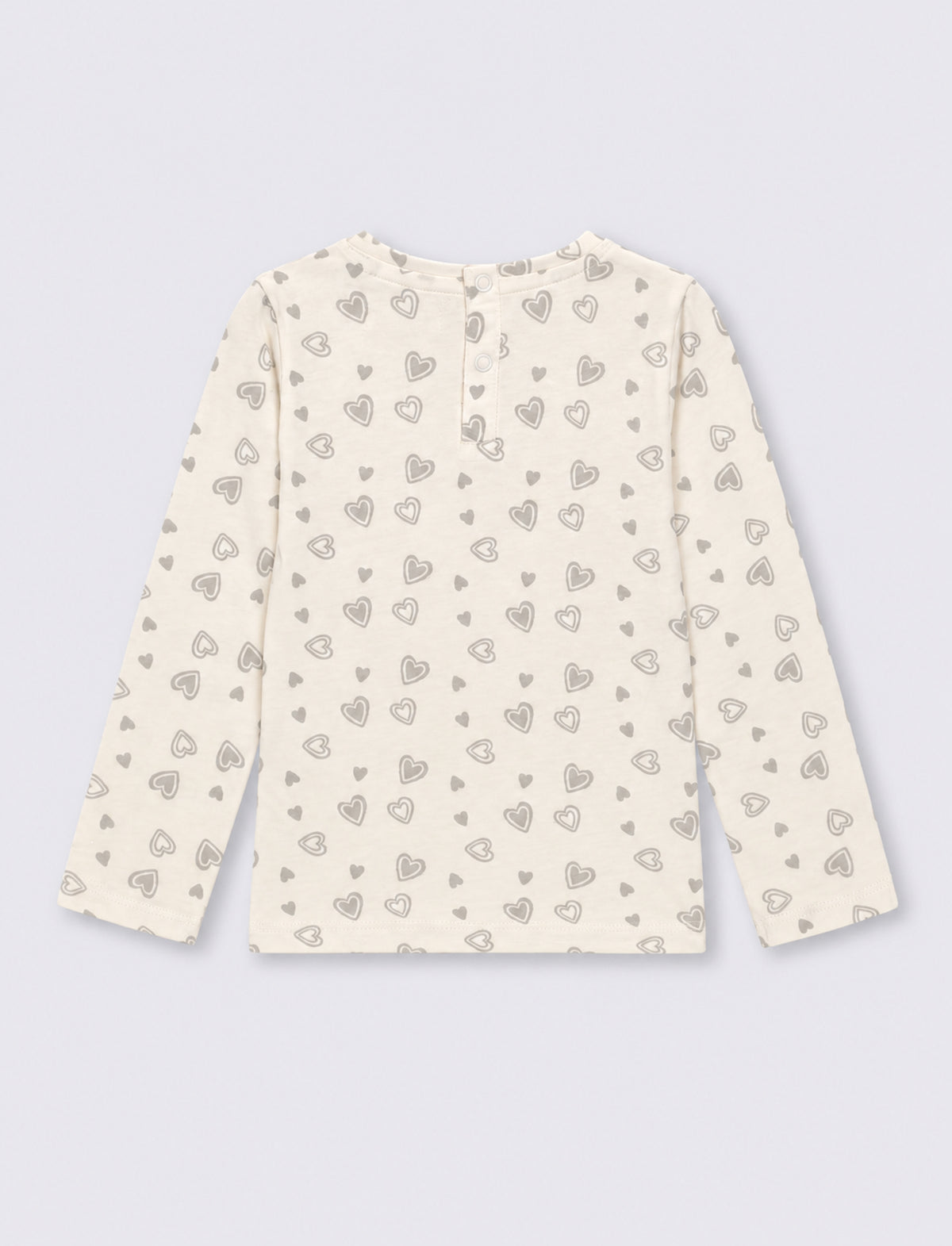 T shirt a fantasia - Bianco latte
