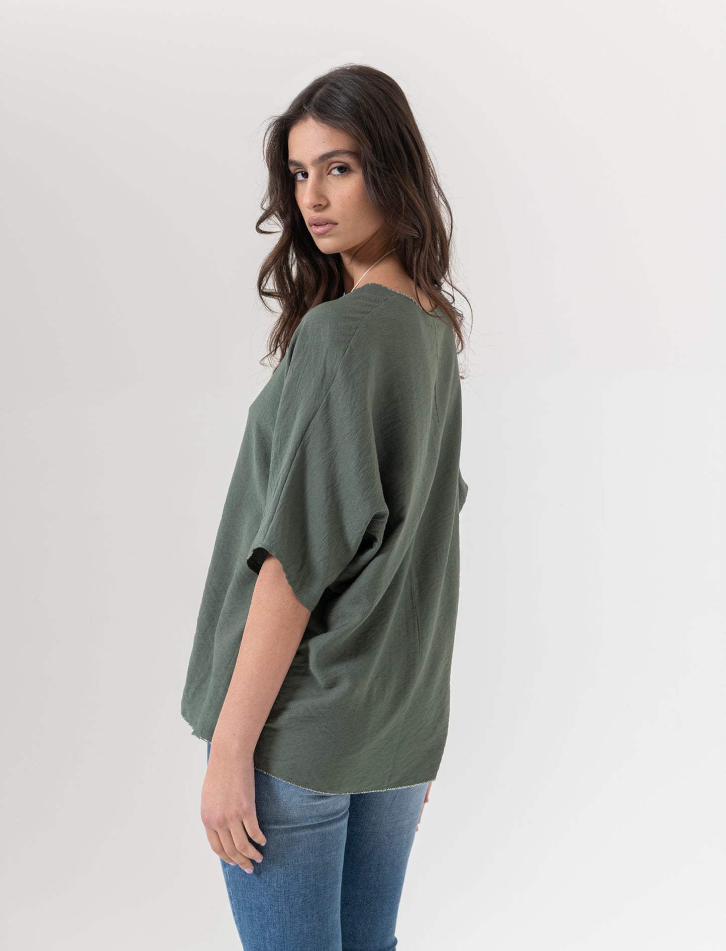 Tshirt over con dettaglio lurex - Ve.milit.