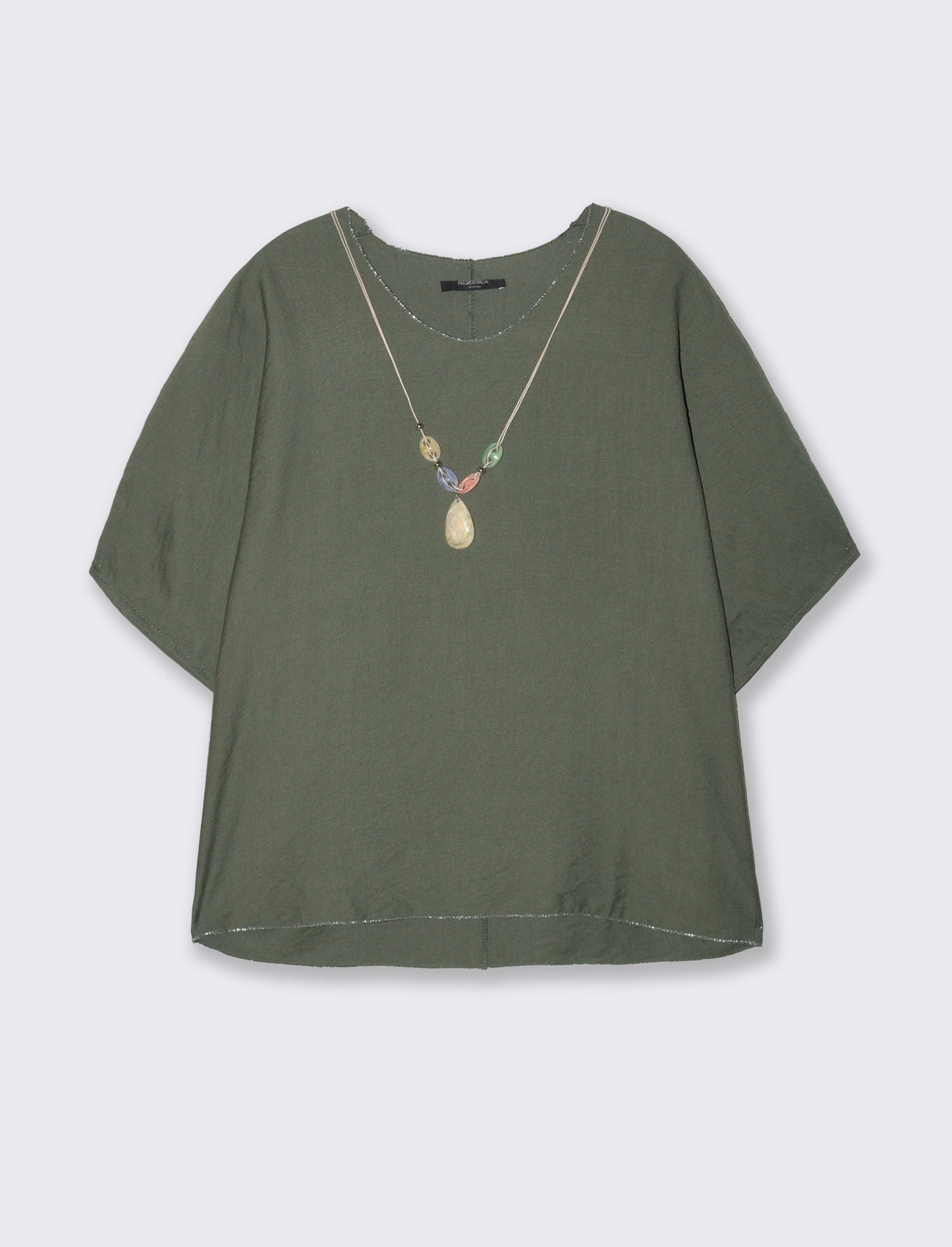 Tshirt over con dettaglio lurex - Ve.milit.