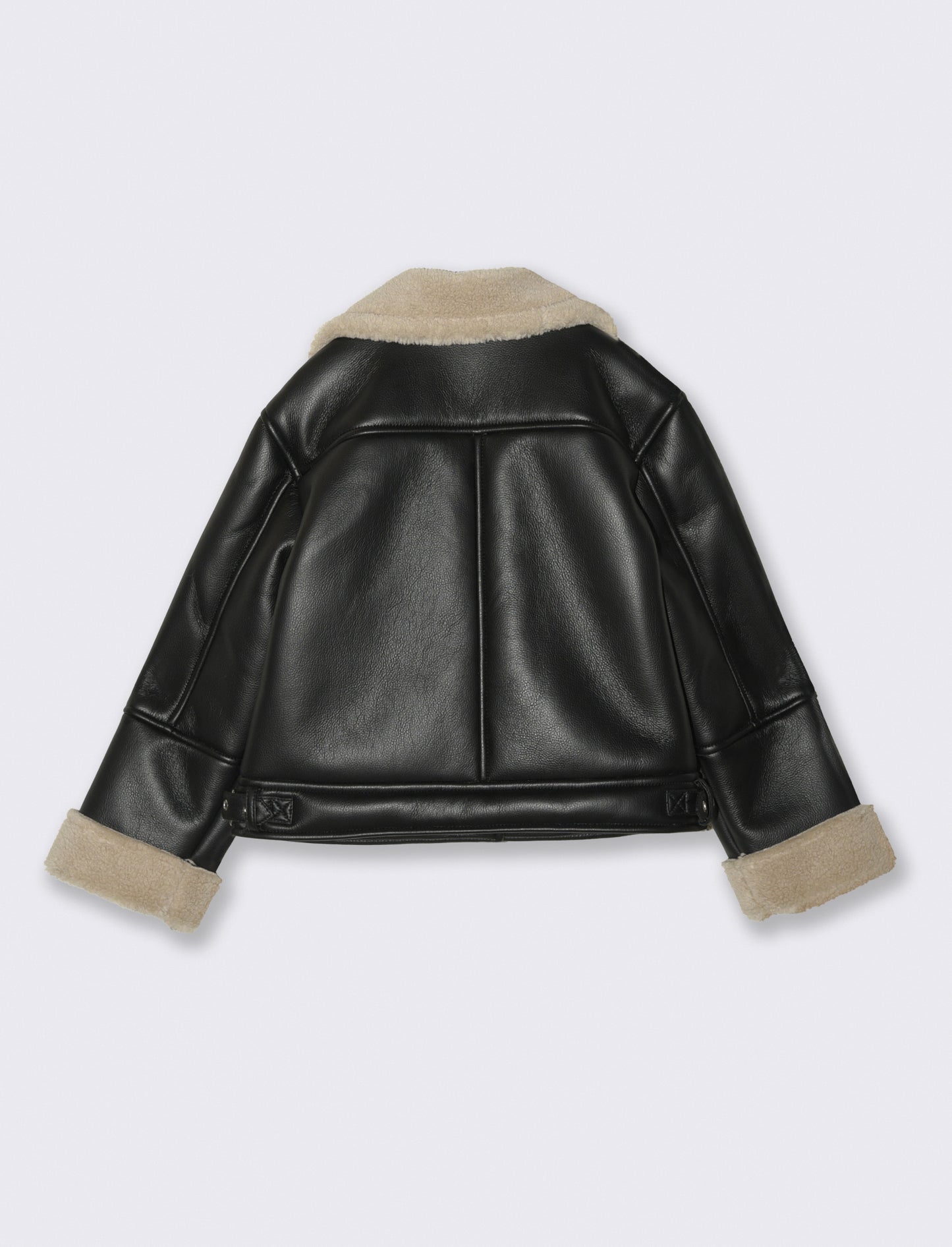 Montone con interno in sherpa - Nero