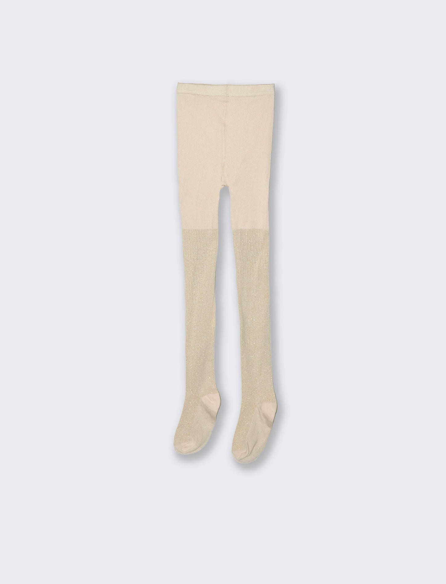 Calze con lurex tinta unita. - Beige