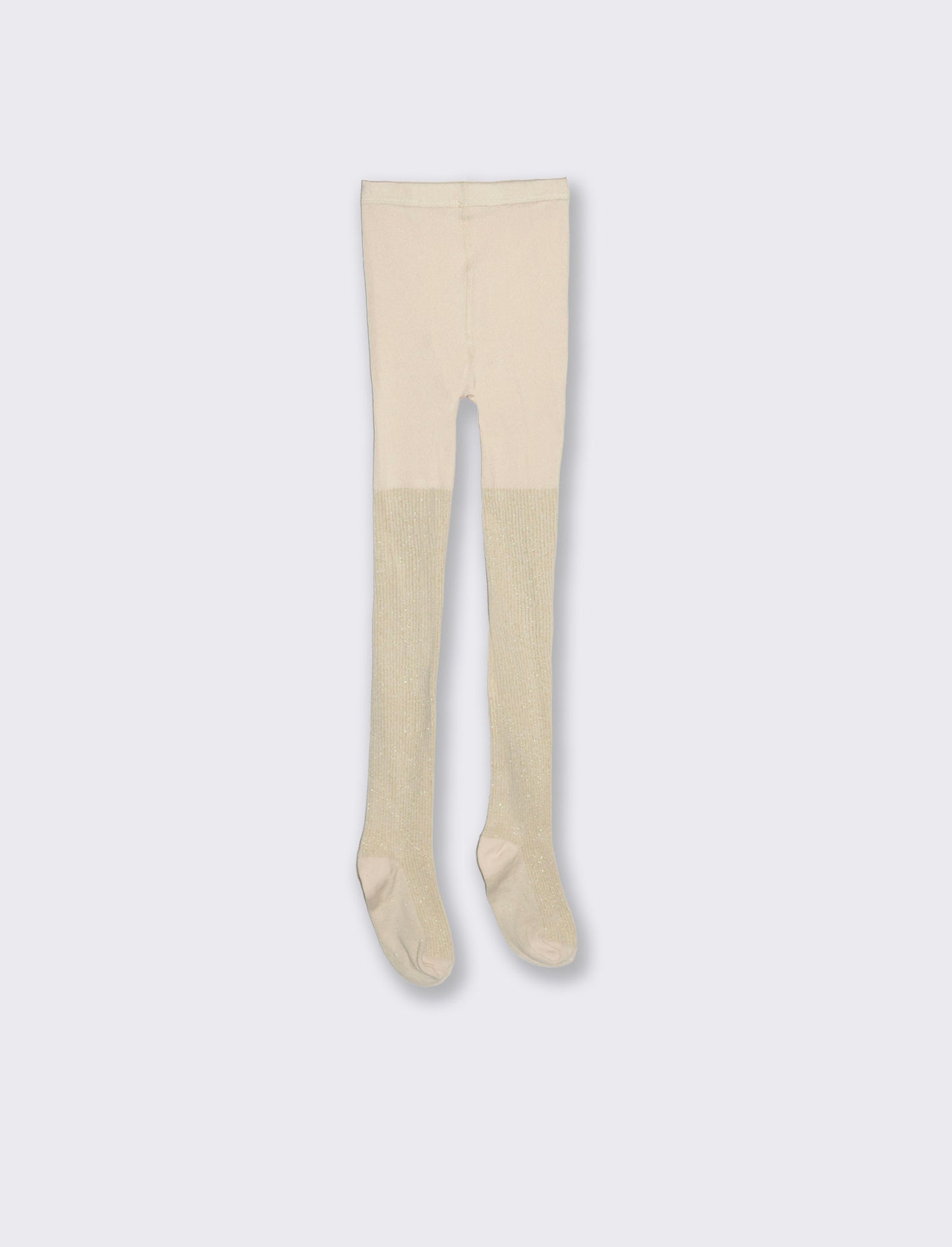 Calze con lurex tinta unita. - Beige