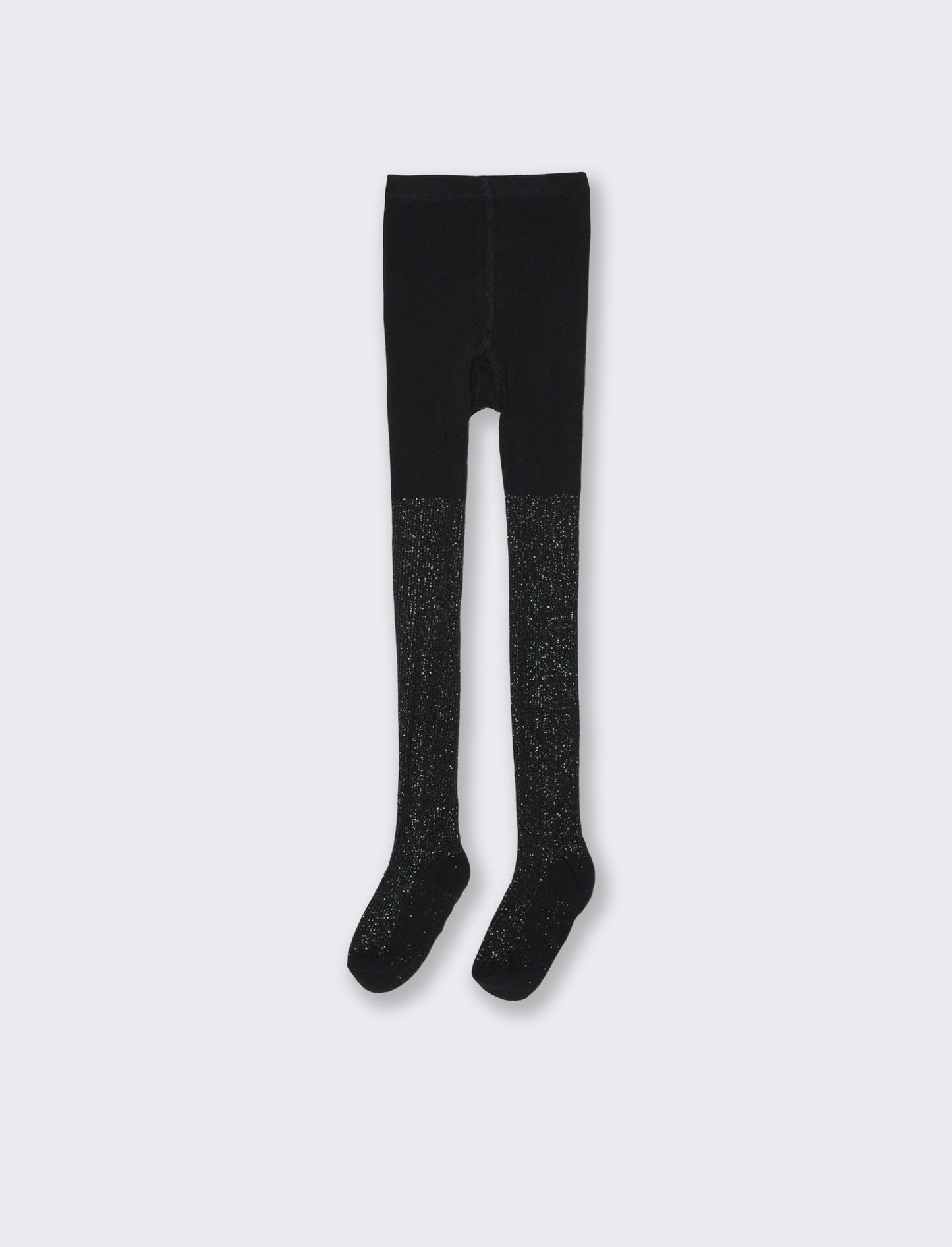 Calze con lurex tinta unita. - Nero