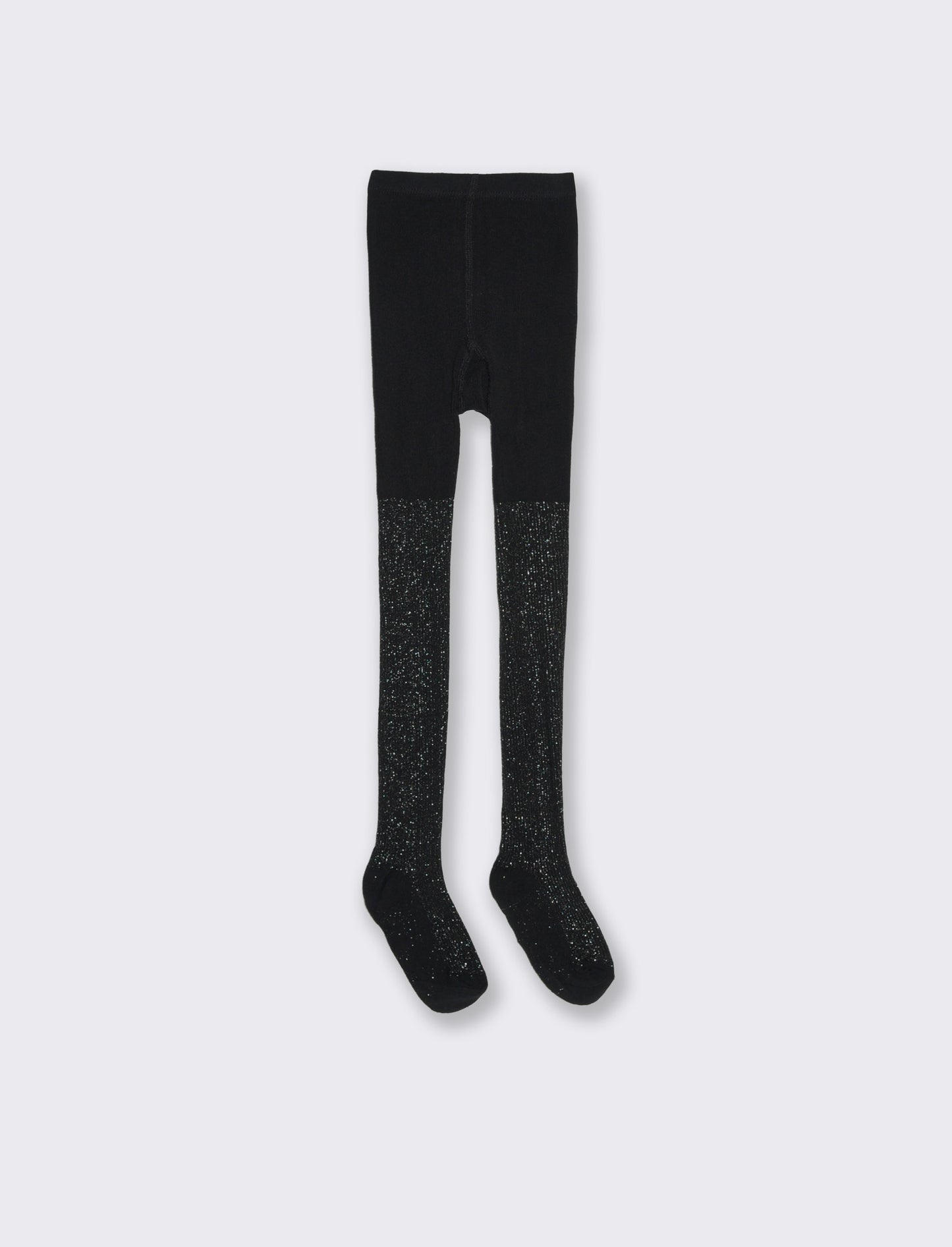 Calze con lurex tinta unita. - Nero