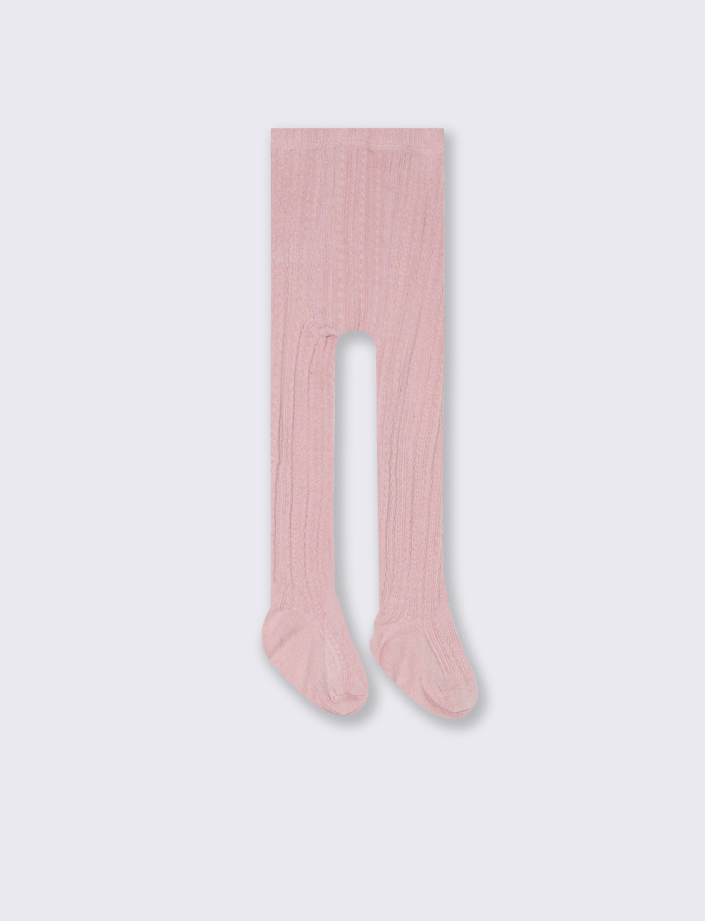 Calze con lavorazione treccine - Rosa