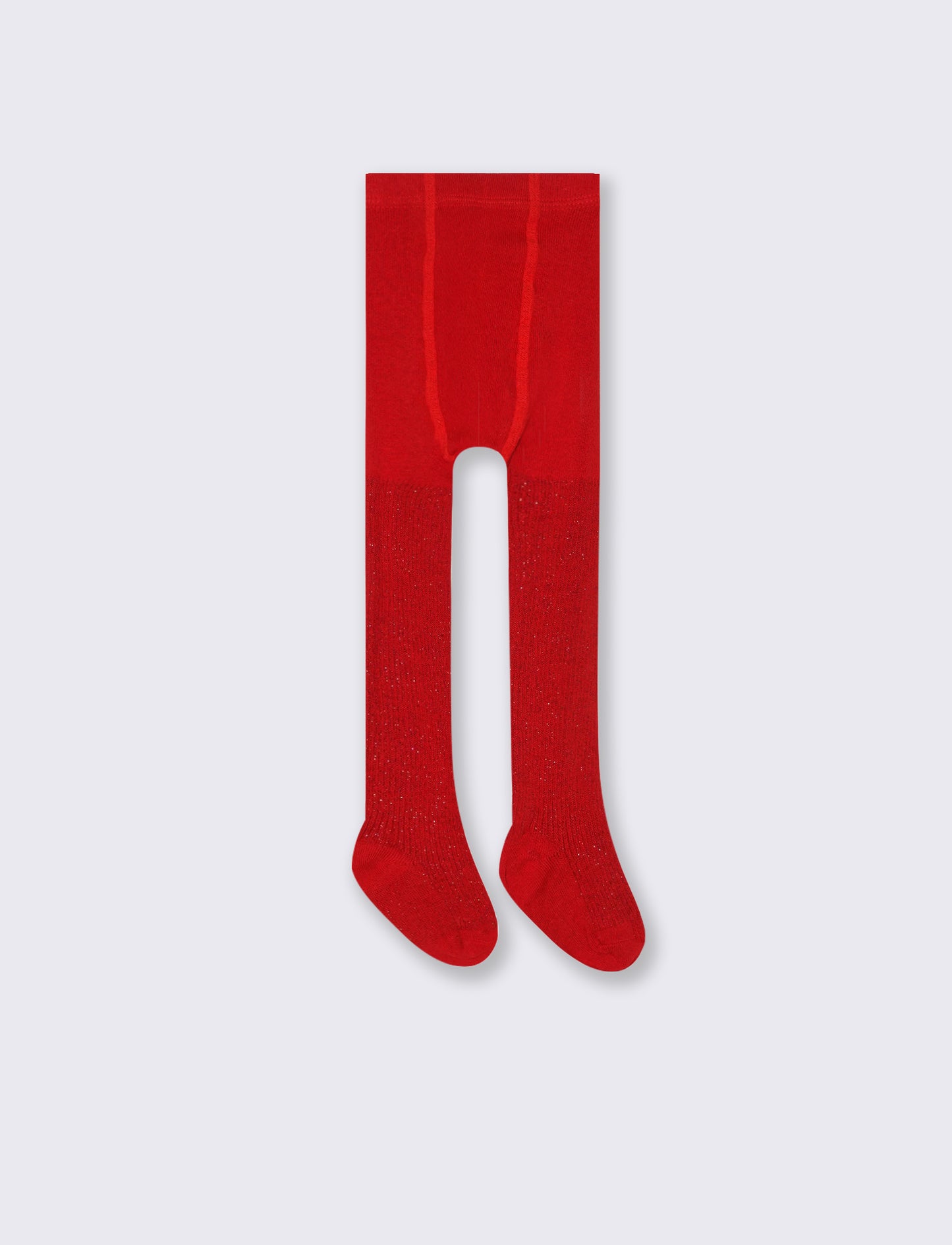 Calze con lurex - Rosso