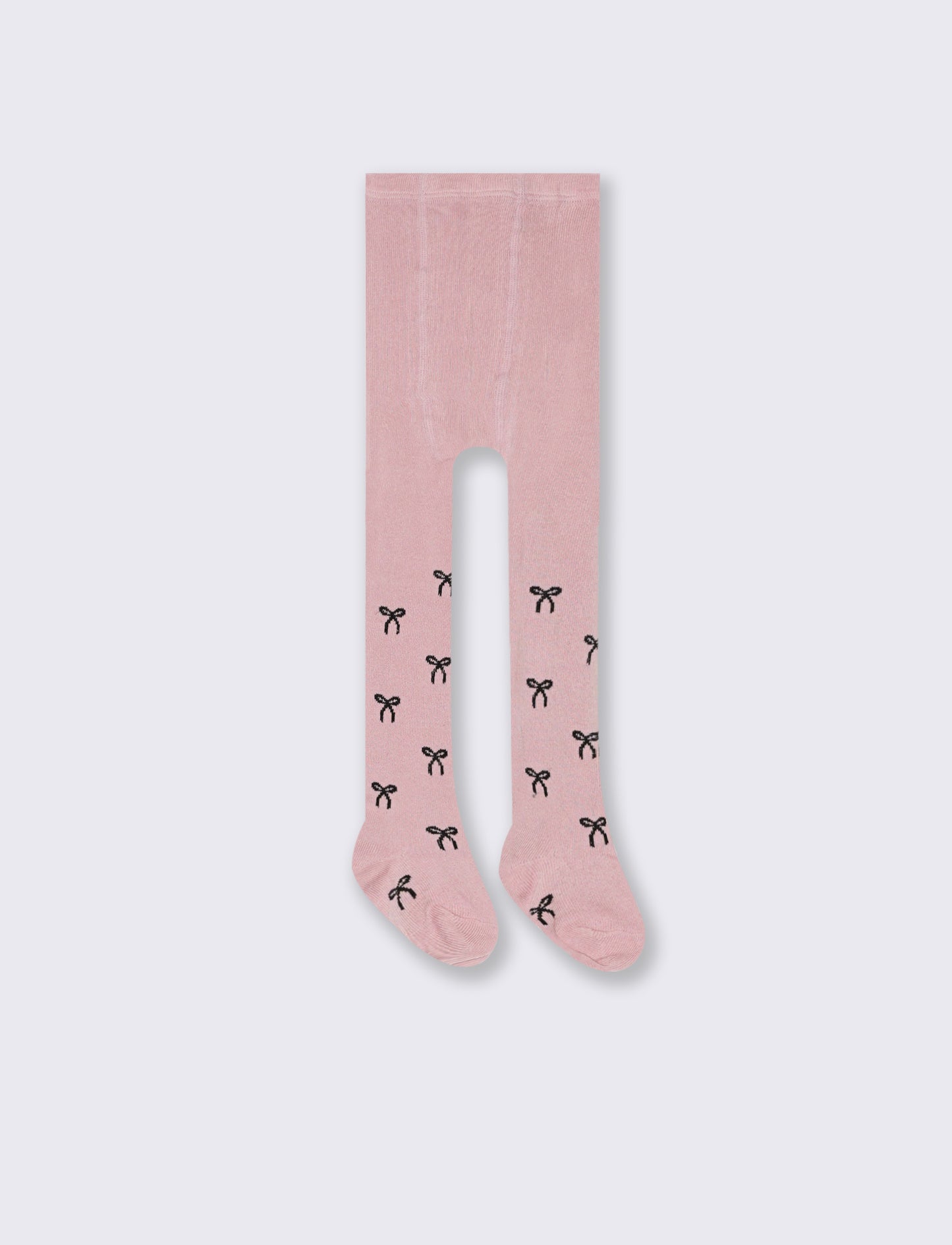 Calze con stampa fiocchetti - Rosa