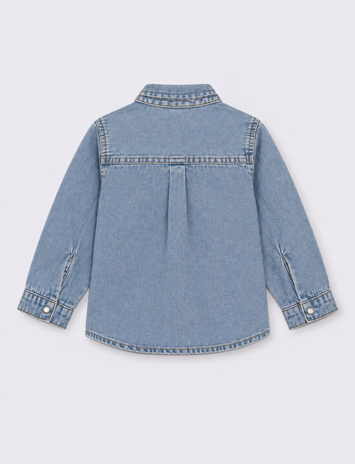 Camicia con tasca a forma di cuore - Denim