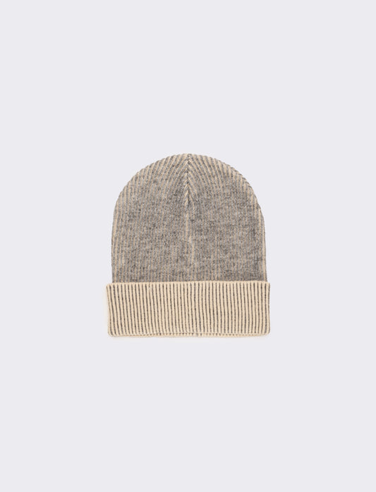 Cappello uomo costine bicolor - Grigio