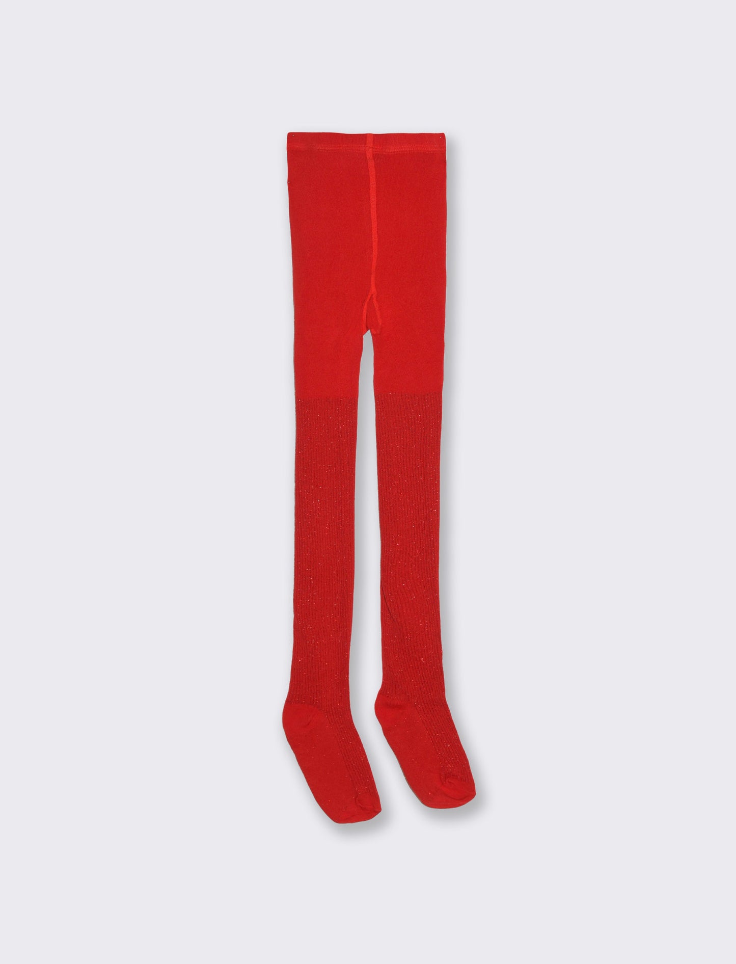 Calza con strass - Rosso