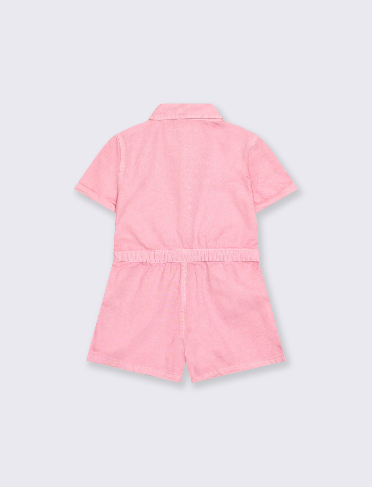 Tuta in denim - Rosa