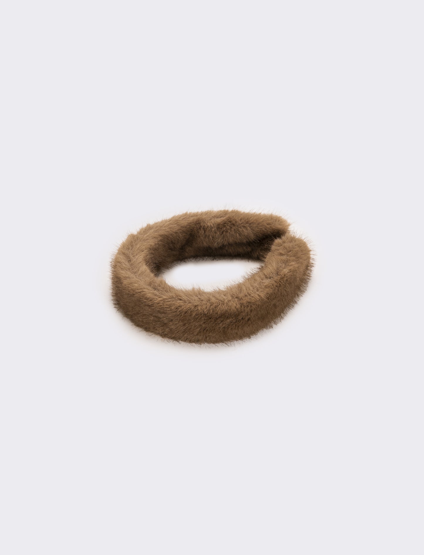 Cerchietto donna pelliccia - Beige