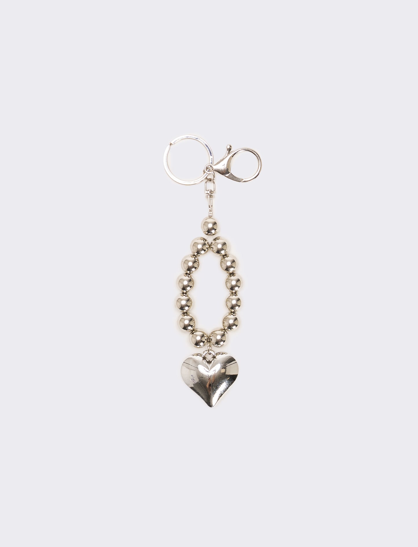 Portachiavi donna modello charms - Argento